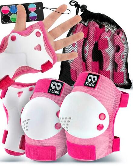 Protection Roller Enfant Fille - Protection Velo 3-12 Protege Genoux Skateboard