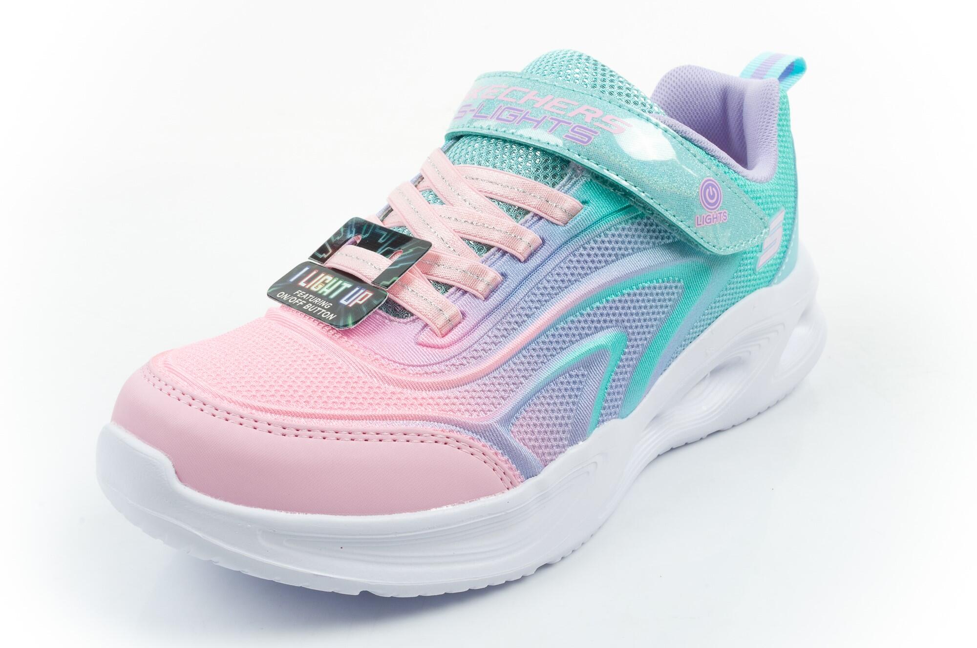 Scarpe sportive per bambini Skechers Color Breeze LED 3/7