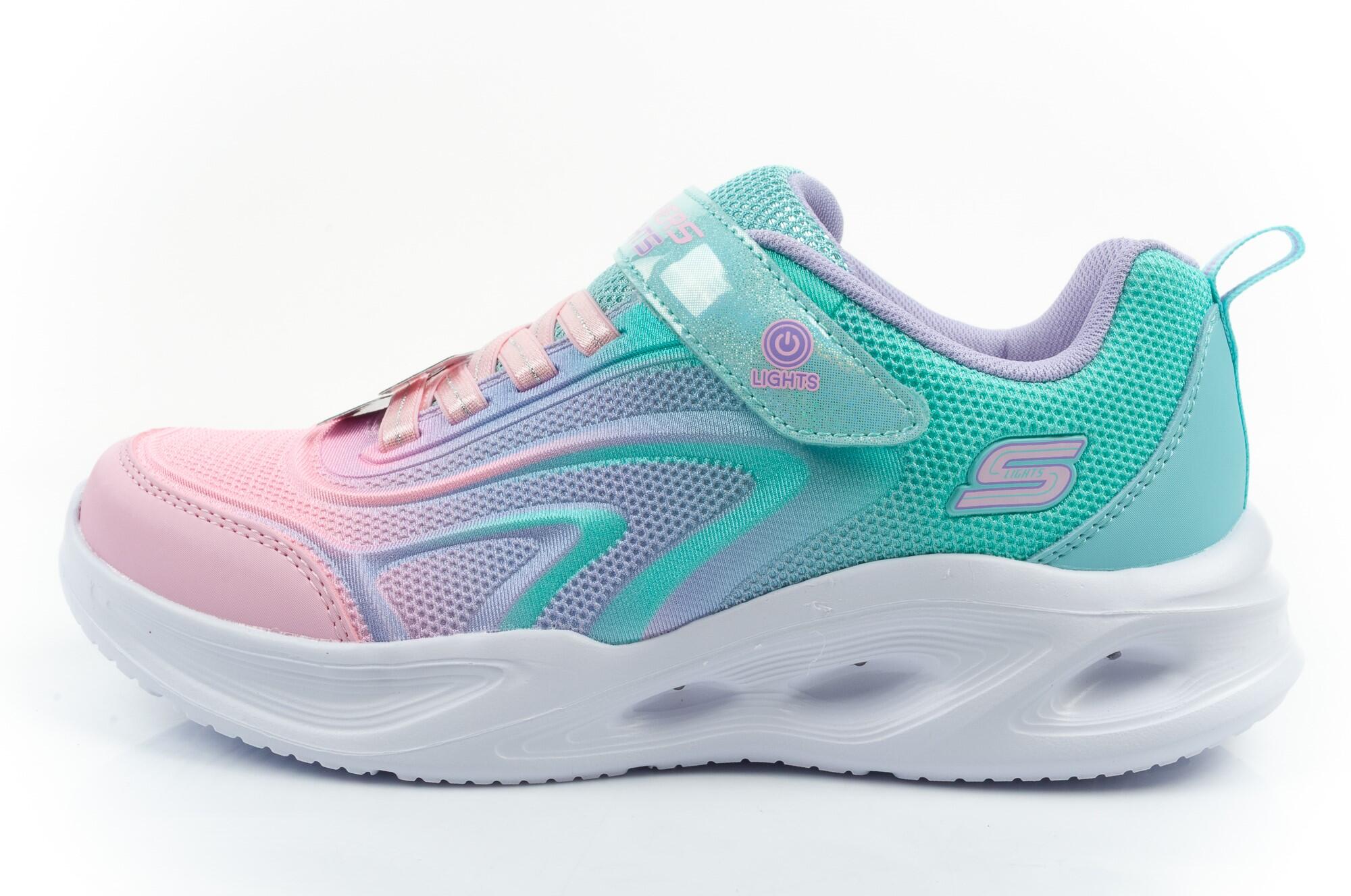 Scarpe sportive per bambini Skechers Color Breeze LED 2/7