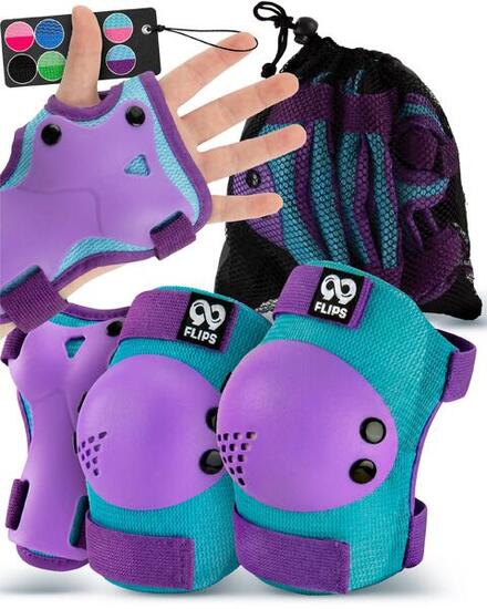 Protection Roller Enfant Fille - Protection Velo 3-12 Protege Genoux Skateboard