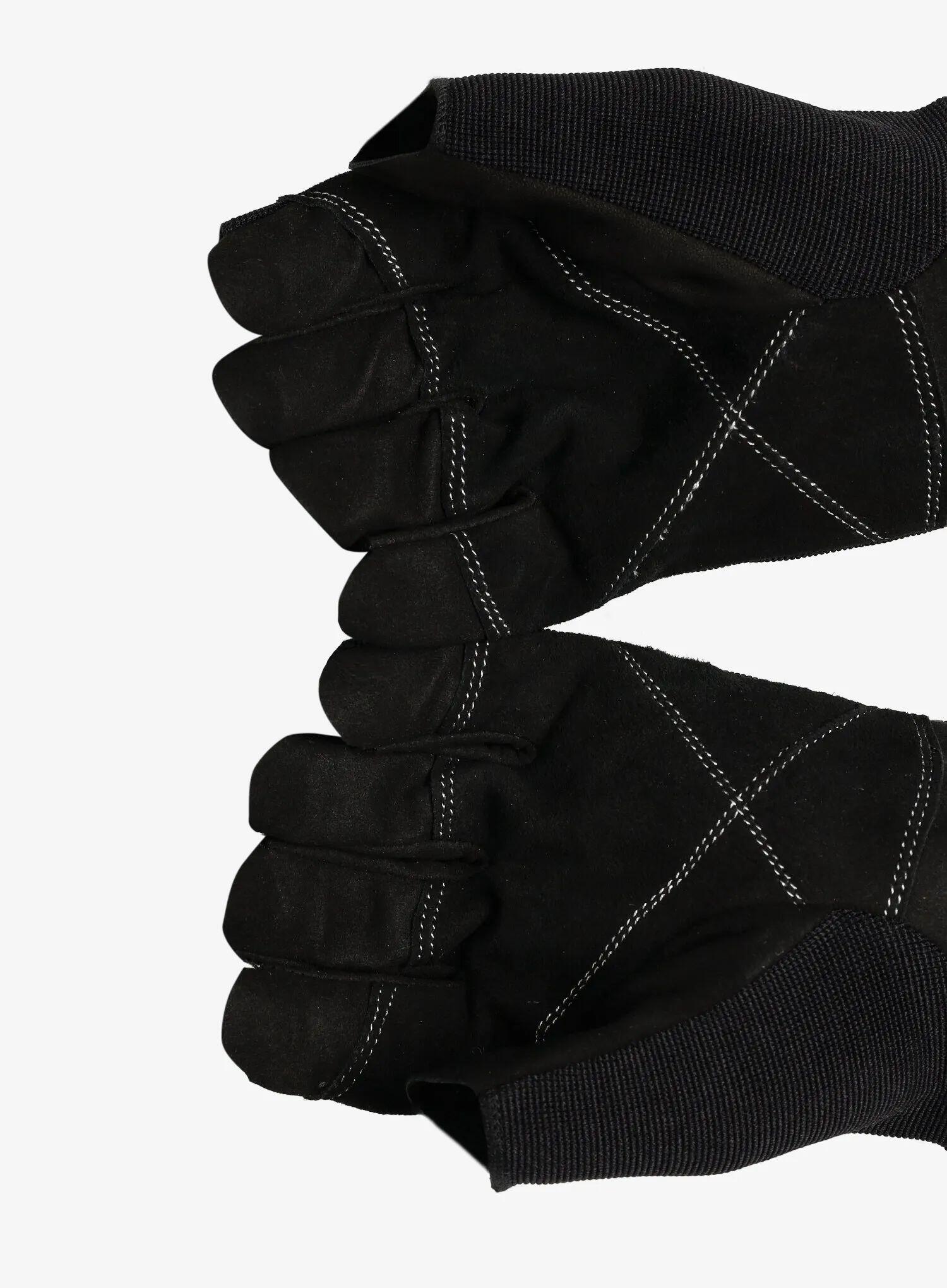 Gants La Sportiva Ferrata noir XL — paume daim renforcée, dos respirant 3/7