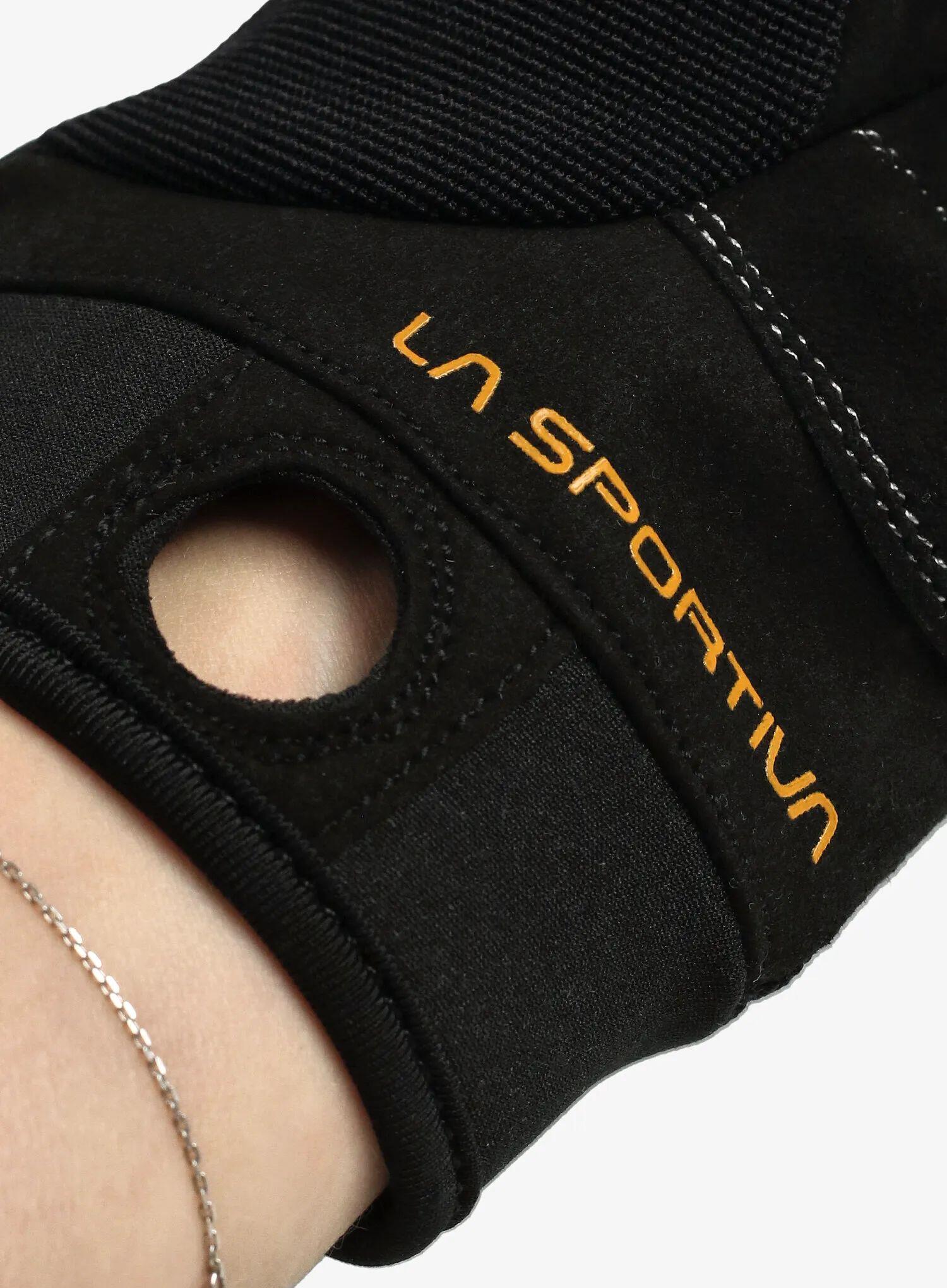 Gants La Sportiva Ferrata noir XL — paume daim renforcée, dos respirant 7/7
