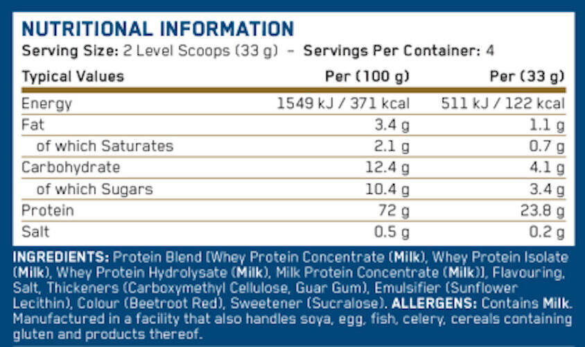 Whey concentrée - Critical Whey - Milkshake à la Fraise 3/3