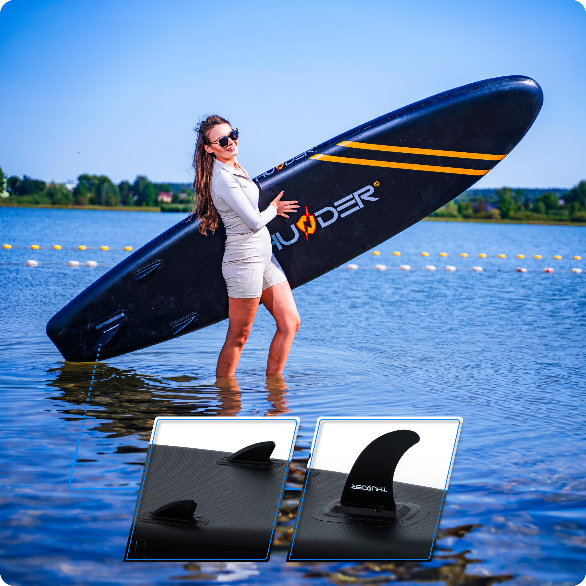 Planche de SUP gonflable avec accessoires THUNDER IPPO 320cm 4/7