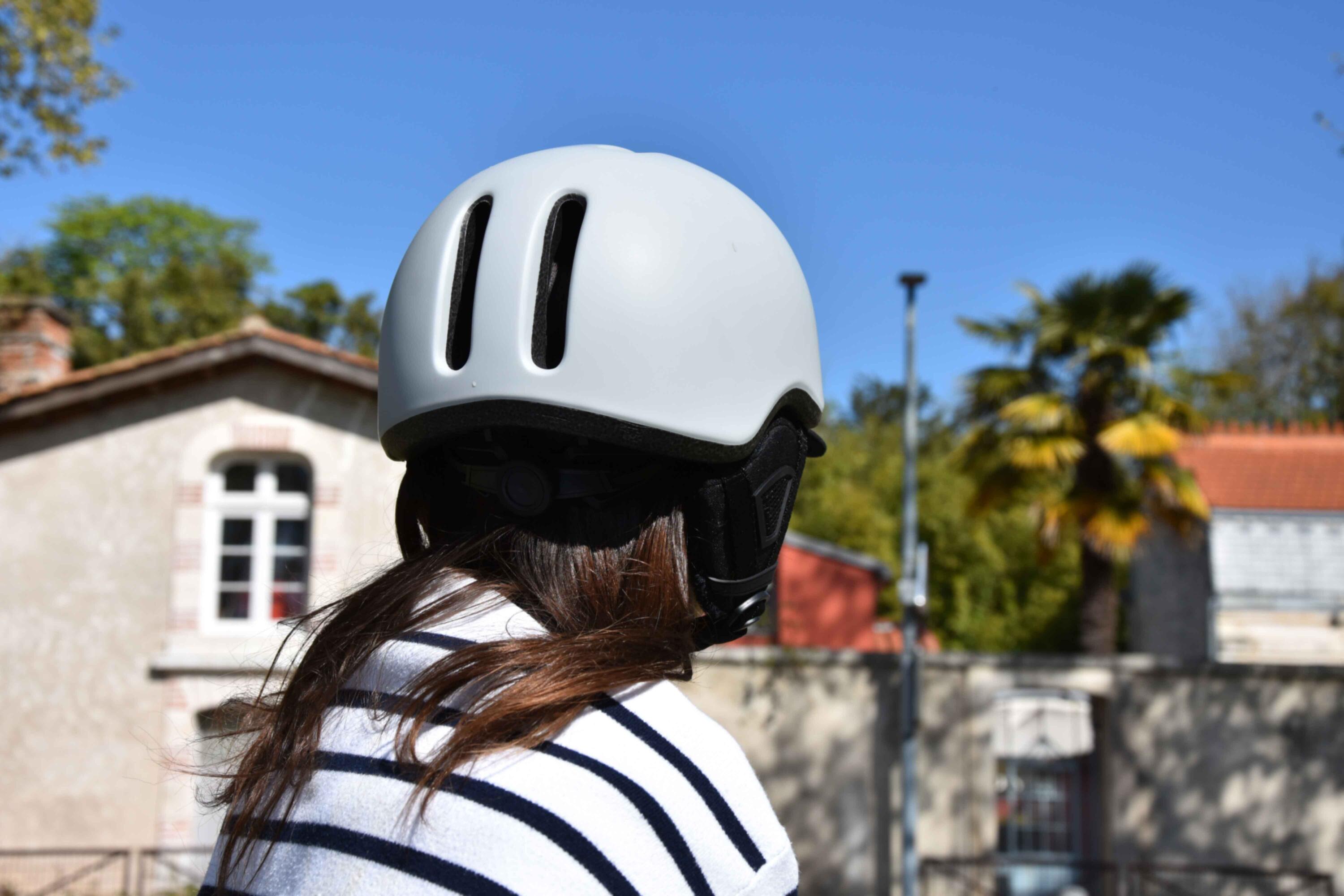 Casque vélo adulte 54-58 cm Multisport Gris avec casquette amovible intégrée 3/7