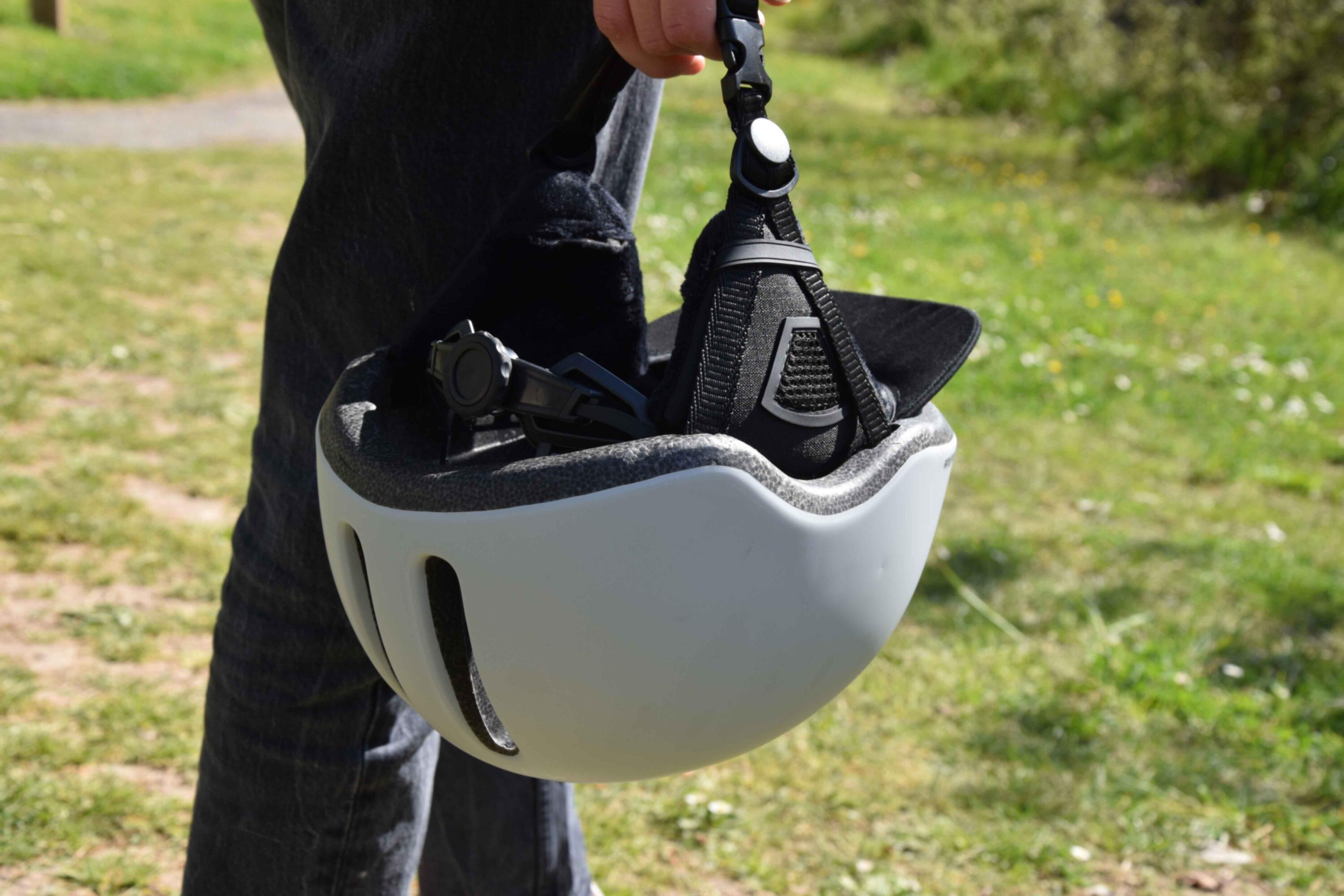 Casque vélo adulte 54-58 cm Multisport Gris avec casquette amovible intégrée 7/7