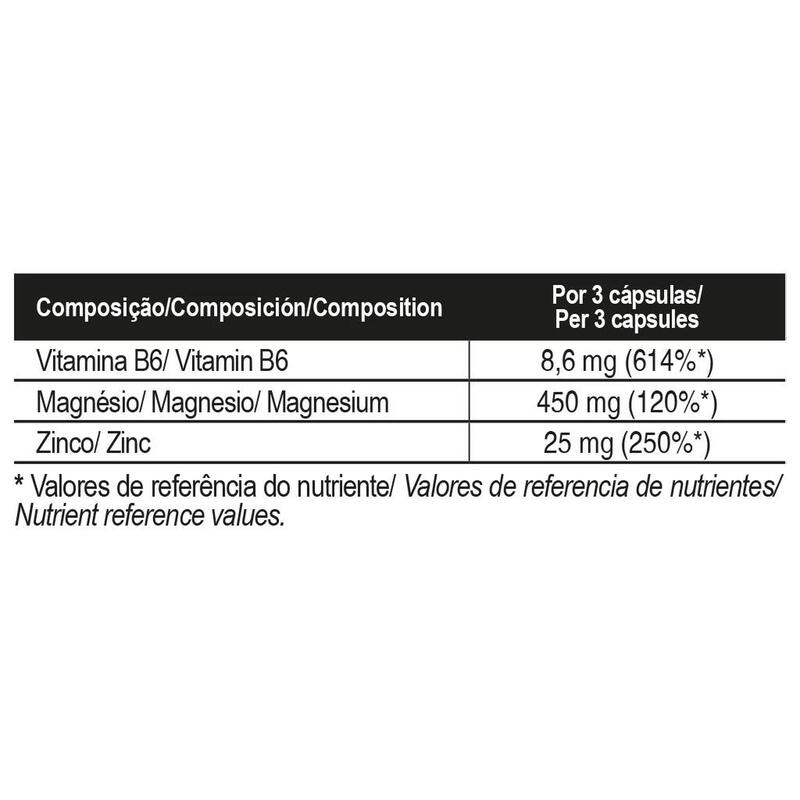 Zinc, magneziu si vitamina B6, GoldNutrition ZMA, 90 capsule