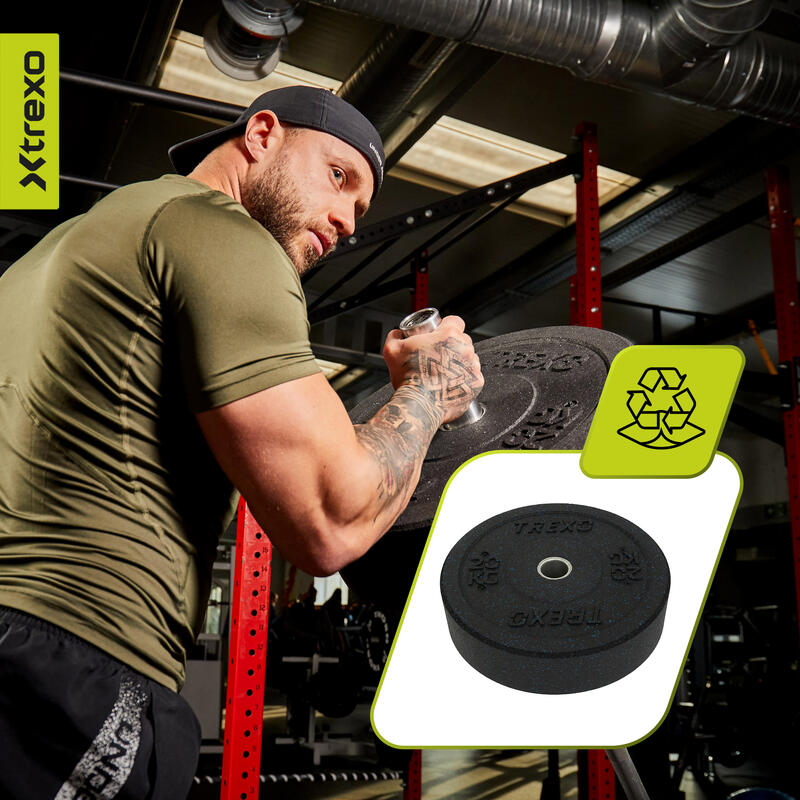 Greutatea barei de protecție XTREXO Olympic 20 kg