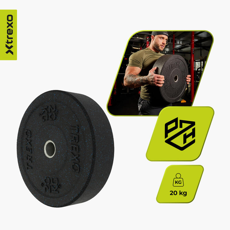 Greutatea barei de protecție XTREXO Olympic 20 kg