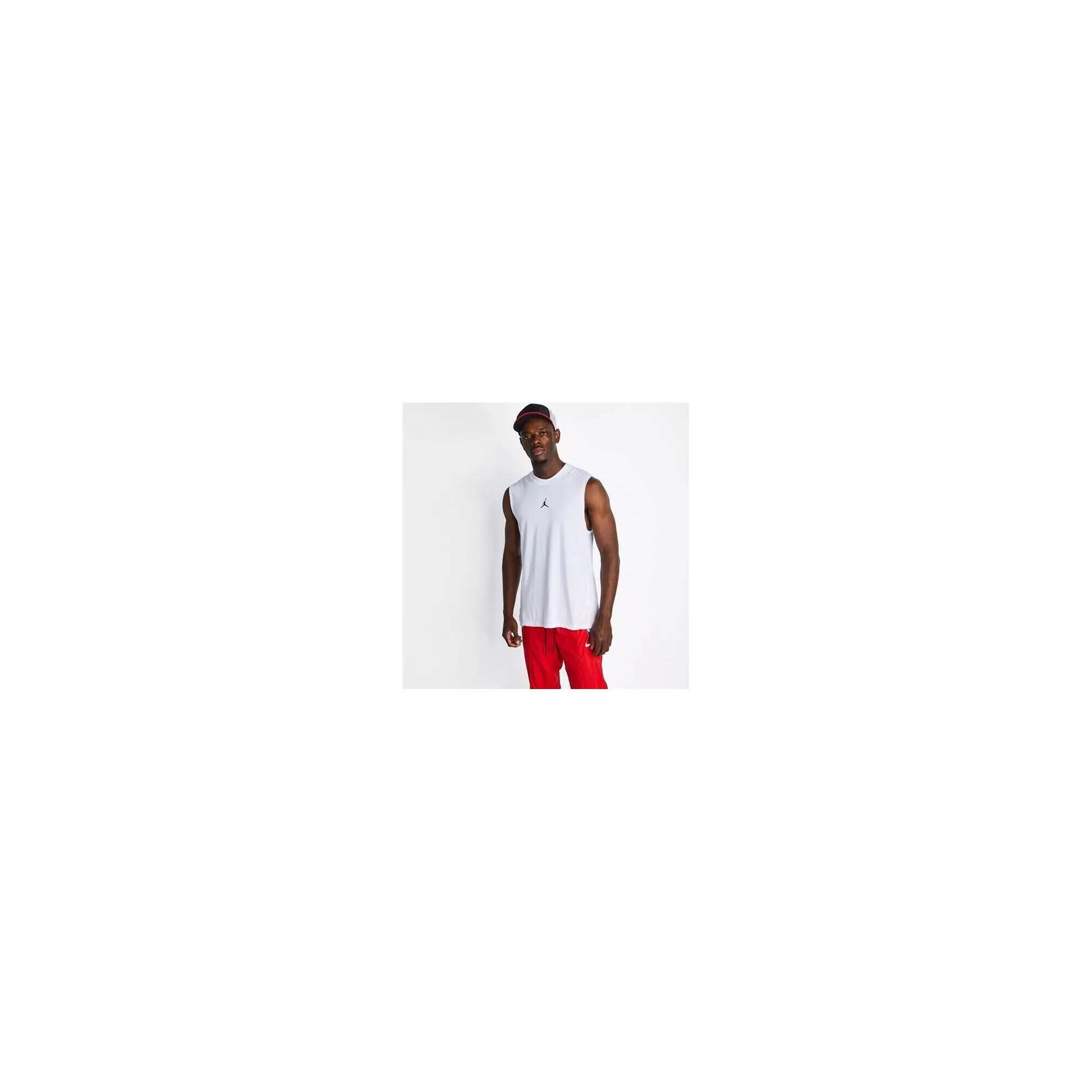 Tshirt Nike JUMPMAN SPRT SLVLS TOP Blanc