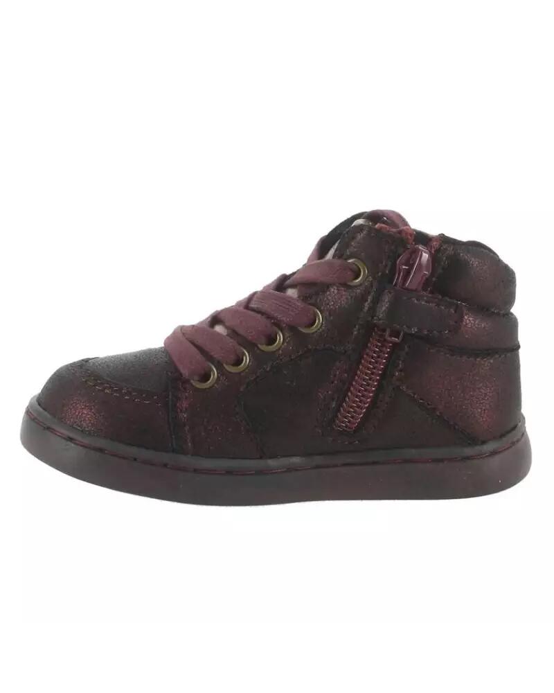 Baskets Fille Baskets Kickers Bordeaux Bordeaux Kickers 3/6