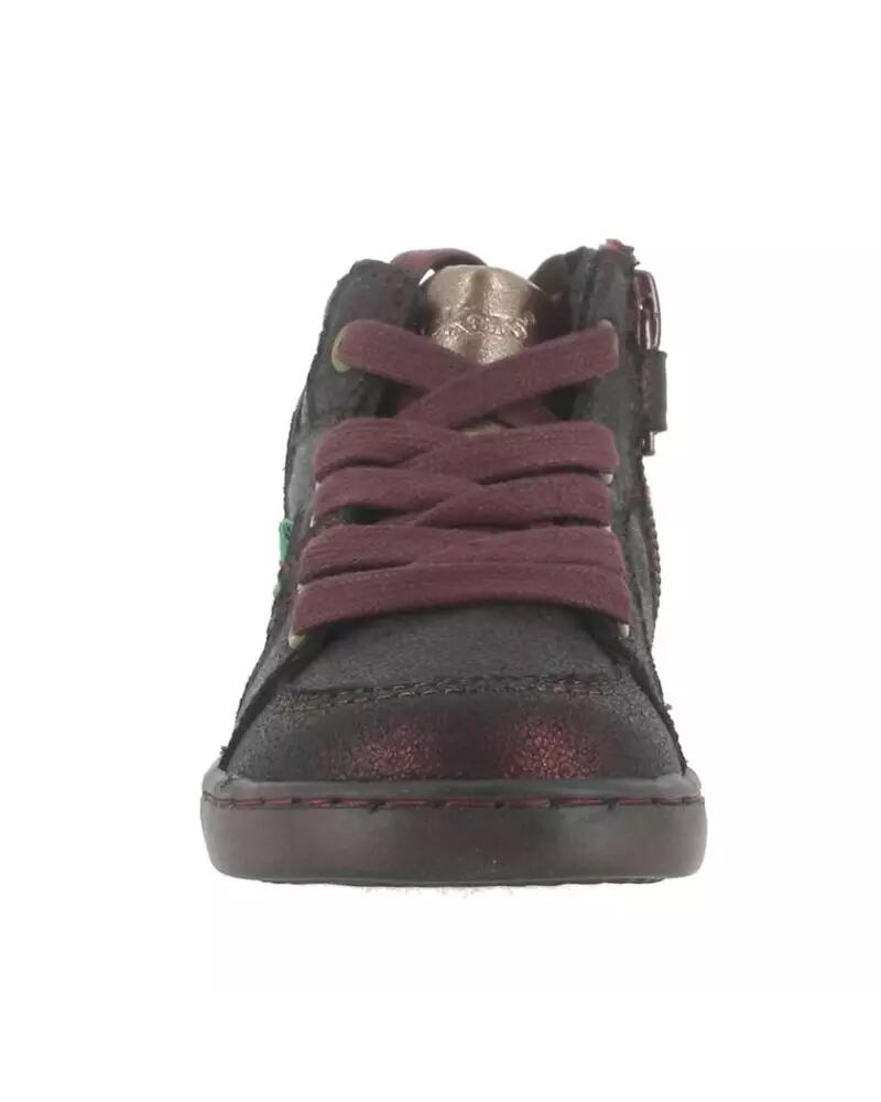 Baskets Fille Baskets Kickers Bordeaux Bordeaux Kickers 4/6