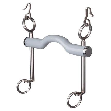 Mors de bride pour cheval avec canon à passage de langue, dur Beris