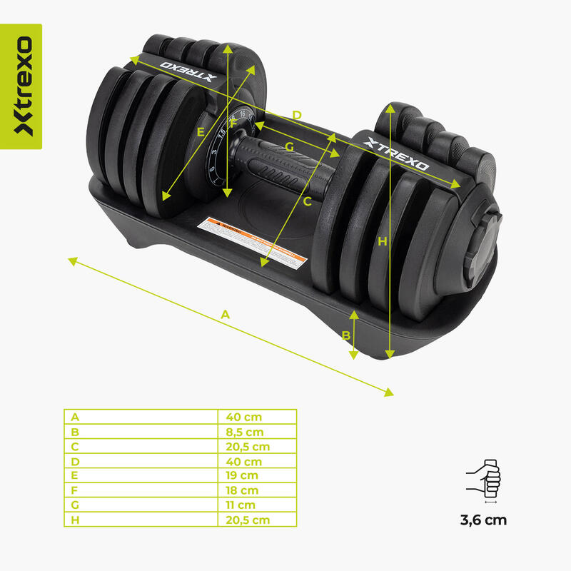 Gantera reglabila XTREXO TXO-B4W003