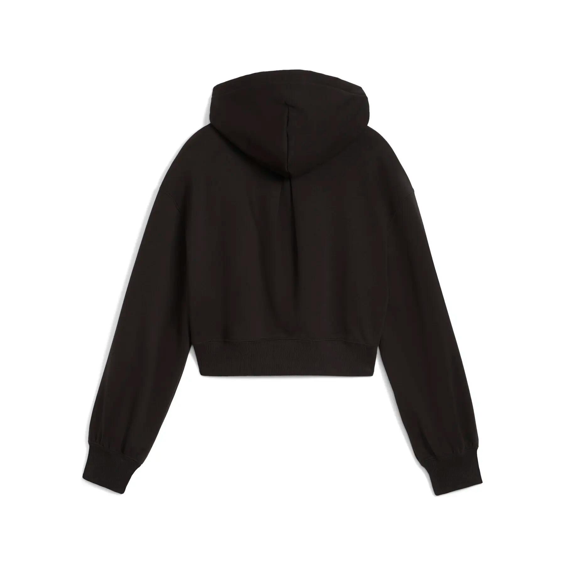 Felpa corta con cappuccio da bambina Puma Wardrobe ESS Relaxed TR 4/5