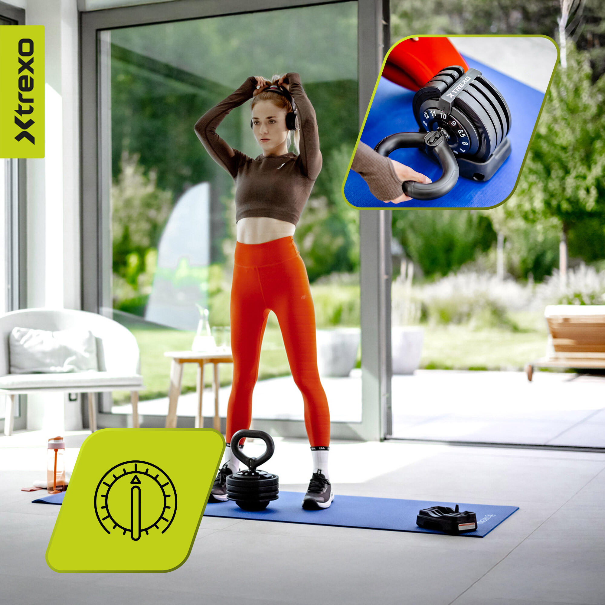 Kettlebell regolabile XTREXO TXO-B4W004 7/7