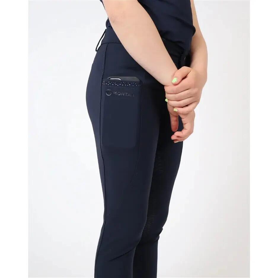 Pantalon équitation Full grip enfant Montar Crystal 3/4