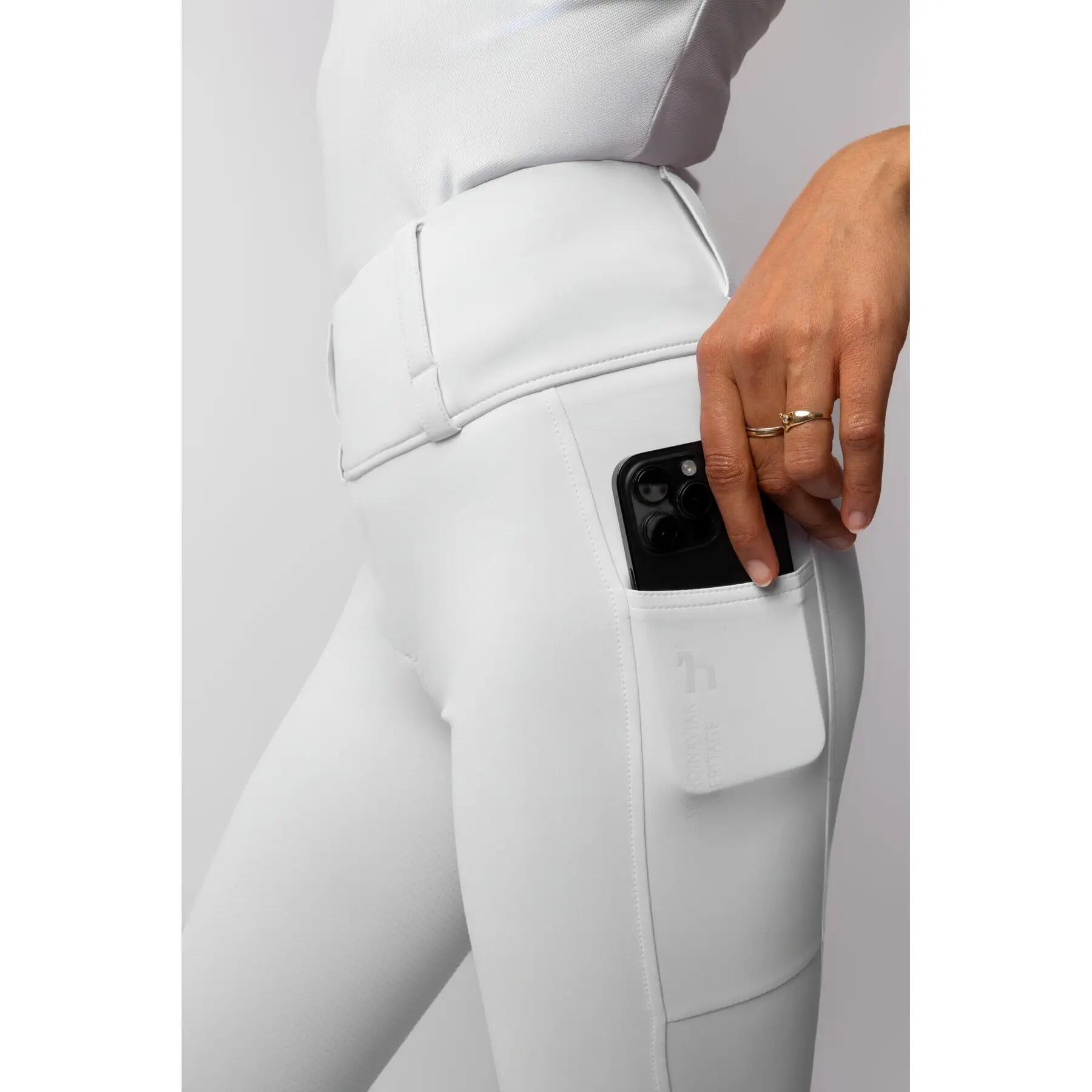 Leggings da equitazione full grip da donna Horze Anya 5/6