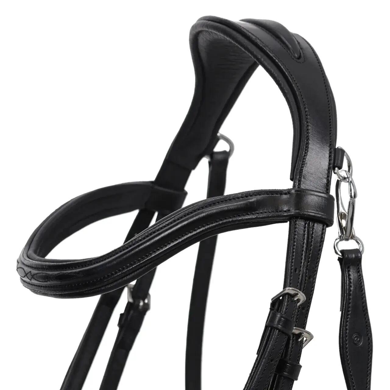 Bridon équitation pour cheval QHP Salerno 4/5