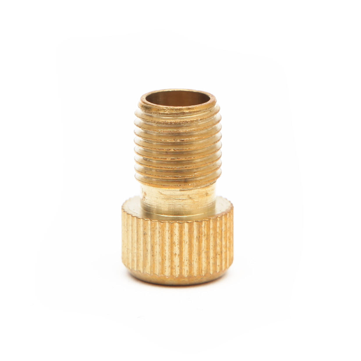 Ventieladapter Presta/Dunlop naar autoventiel AV – Reductie van FV/DV naar AV 4/4