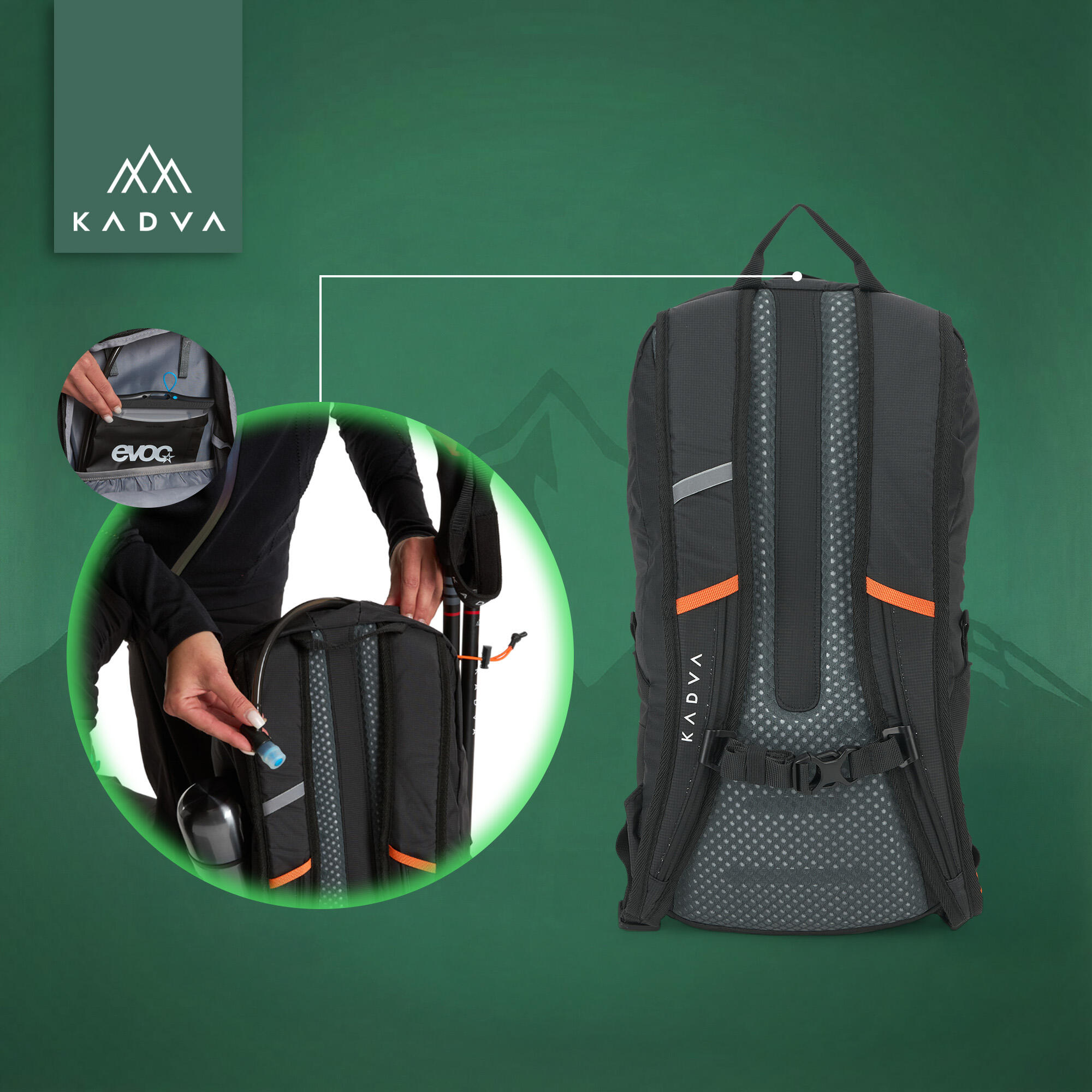 Mochila de turismo KADVA Fleris 6/7