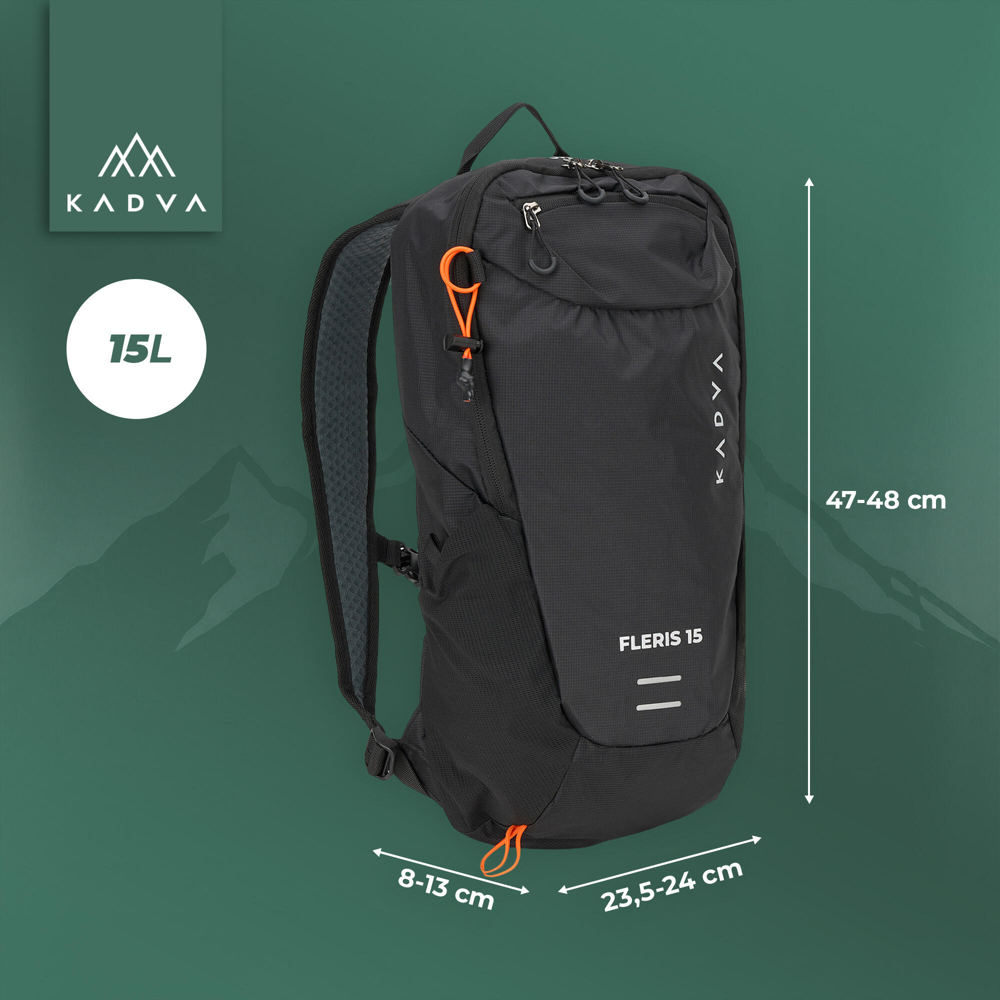 Mochila de turismo KADVA Fleris 2/7