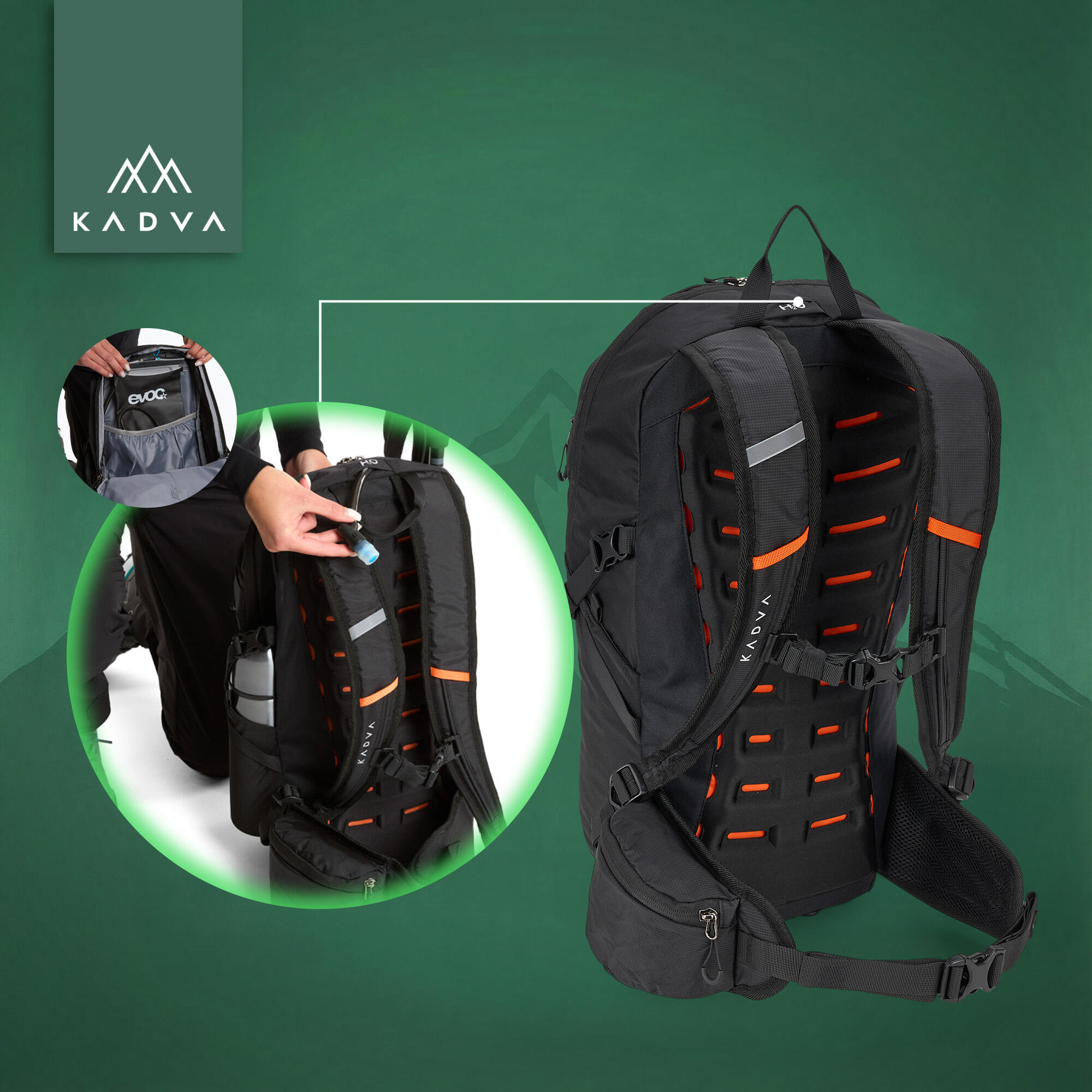 Mochila de turismo KADVA Fleiro 30 l 6/7
