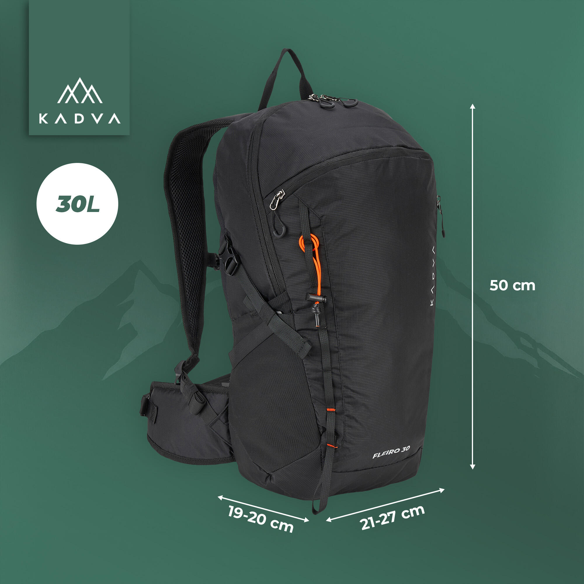 Mochila de turismo KADVA Fleiro 30 l 2/7