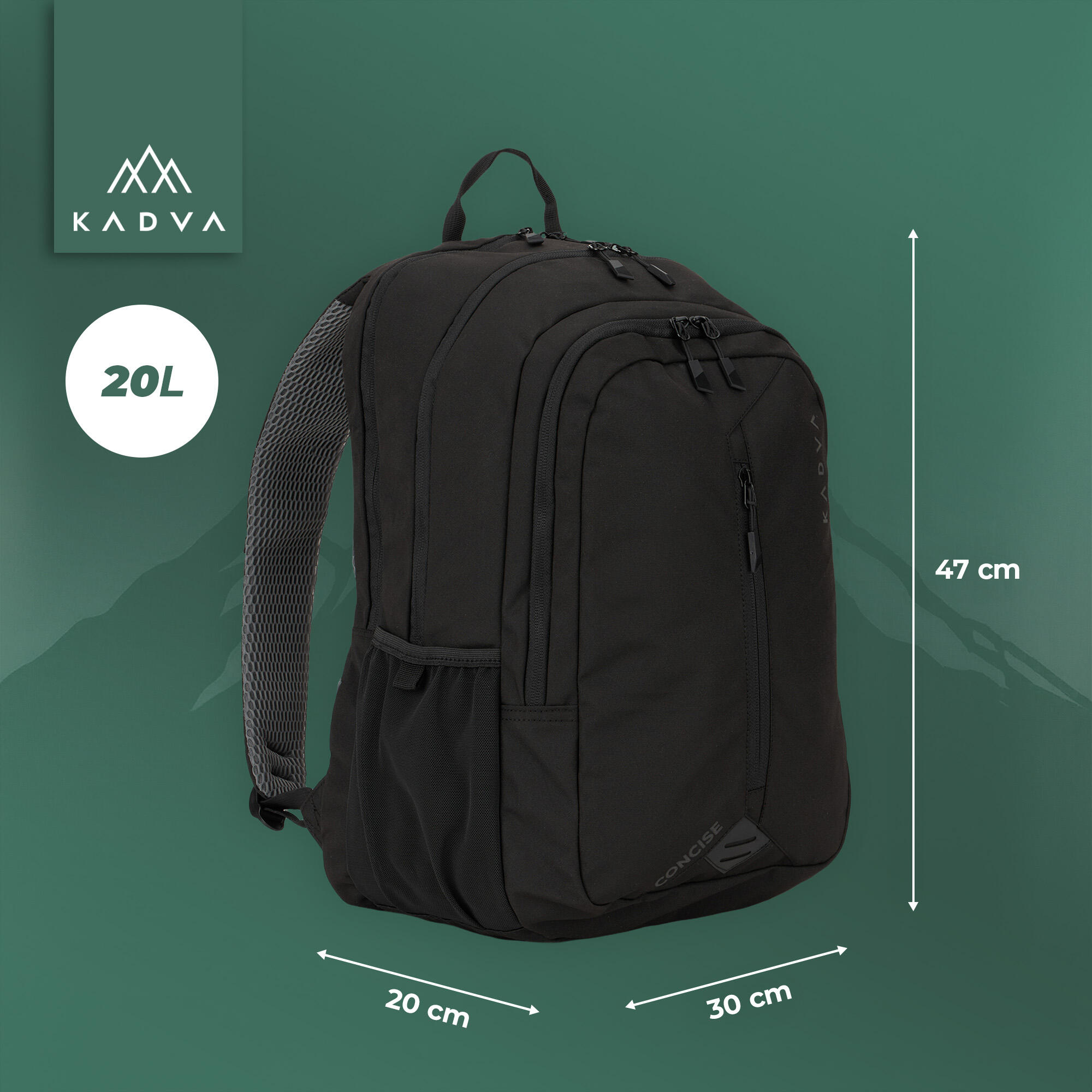 Mochila de trekking KADVA Concise 20 l 2/7
