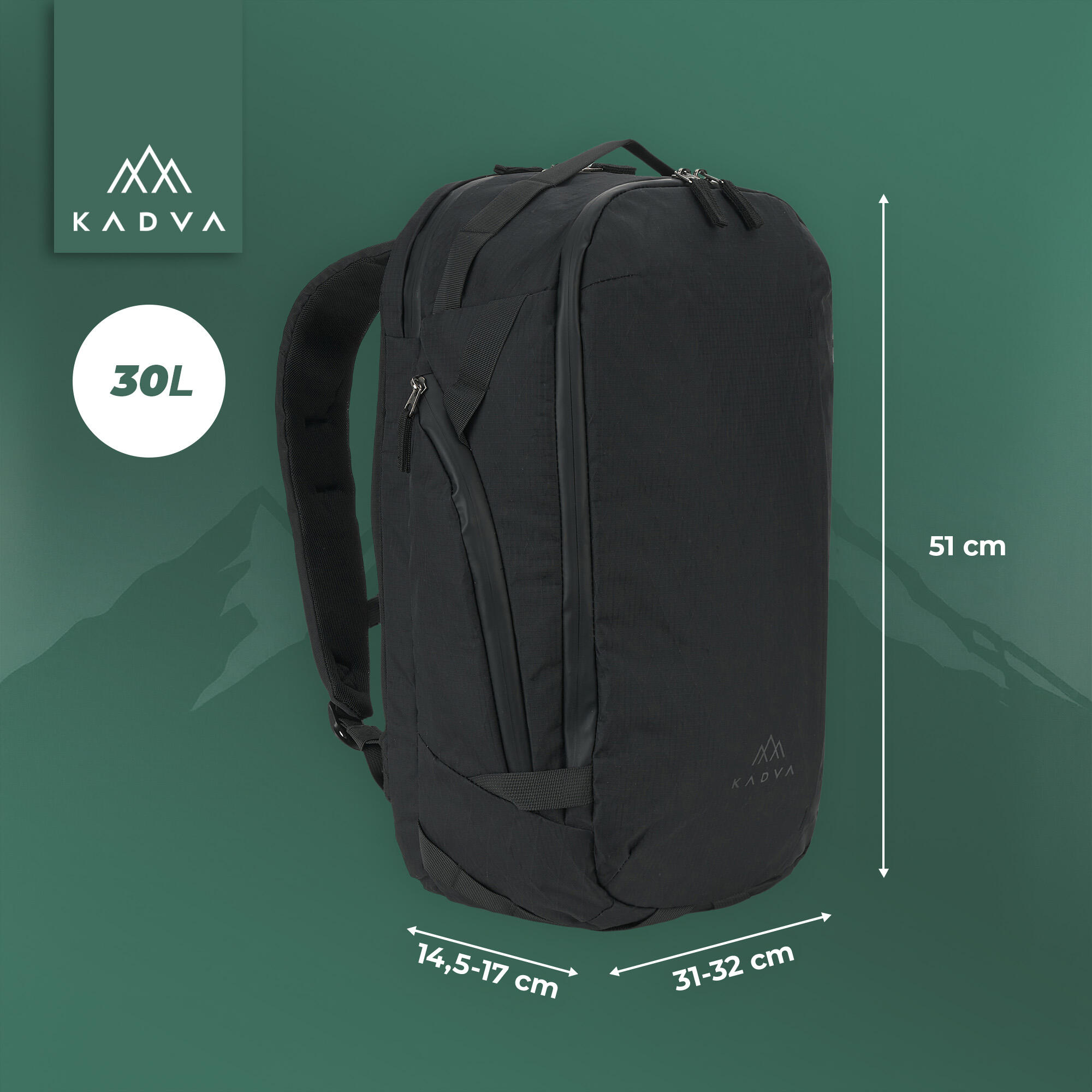 Mochila de trekking KADVA Glejt 2/7