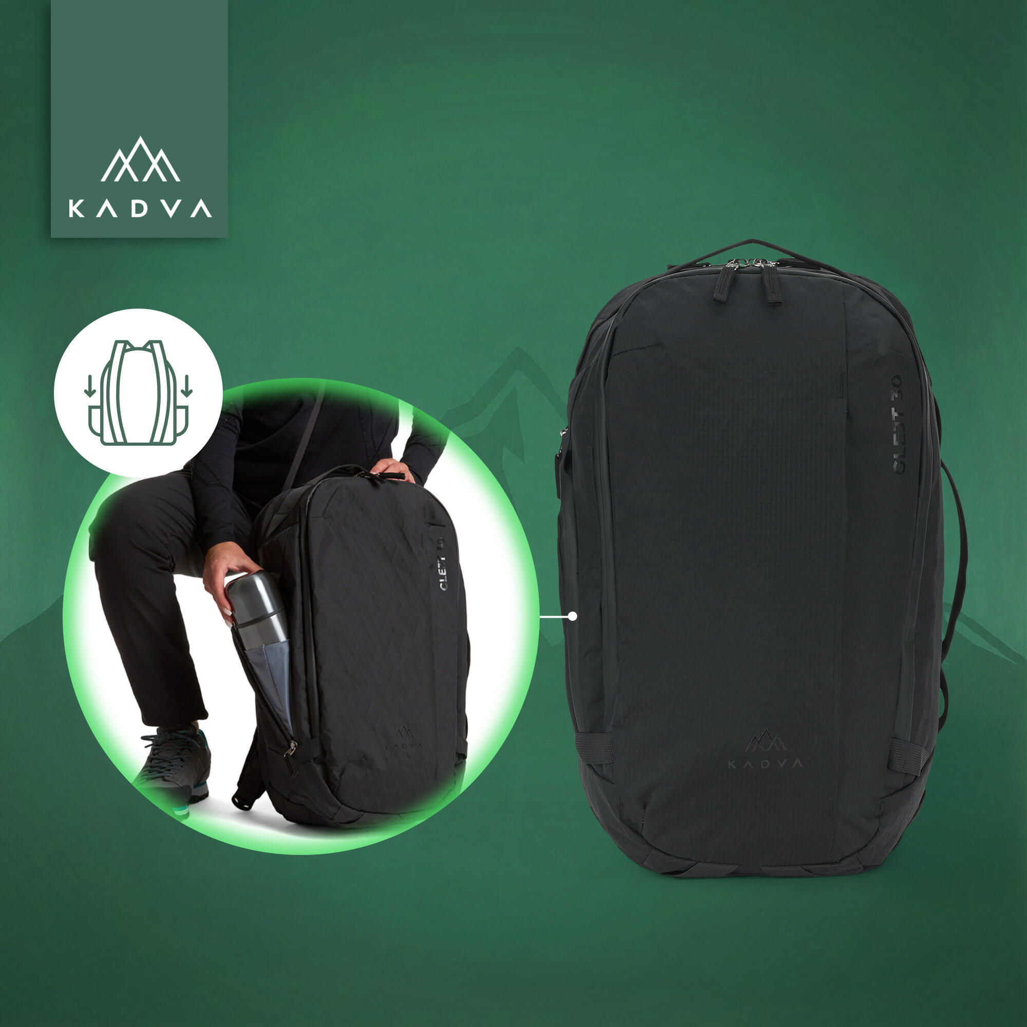 Mochila de trekking KADVA Glejt 4/7