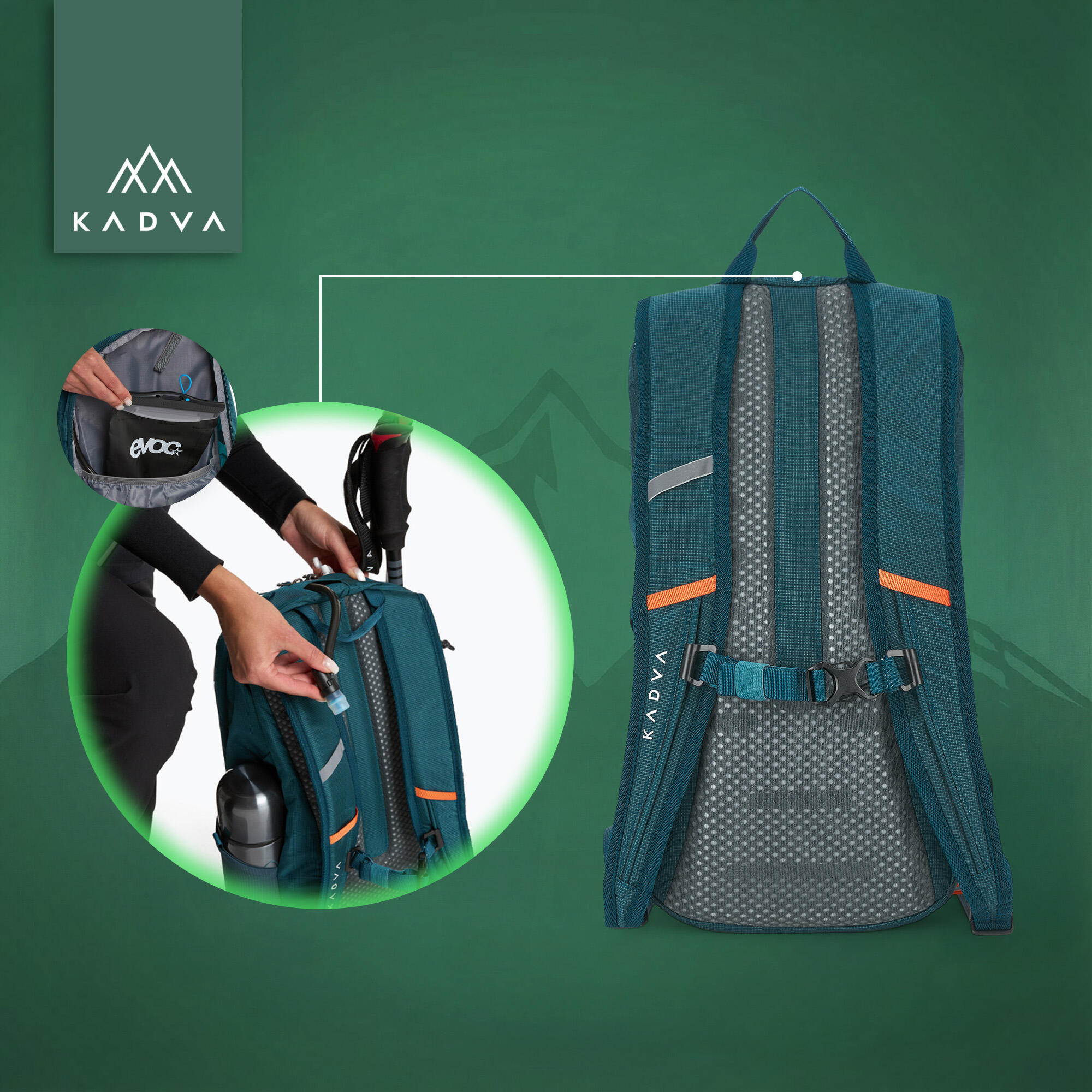 Sac à dos de randonnée KADVA Fleris 6/7