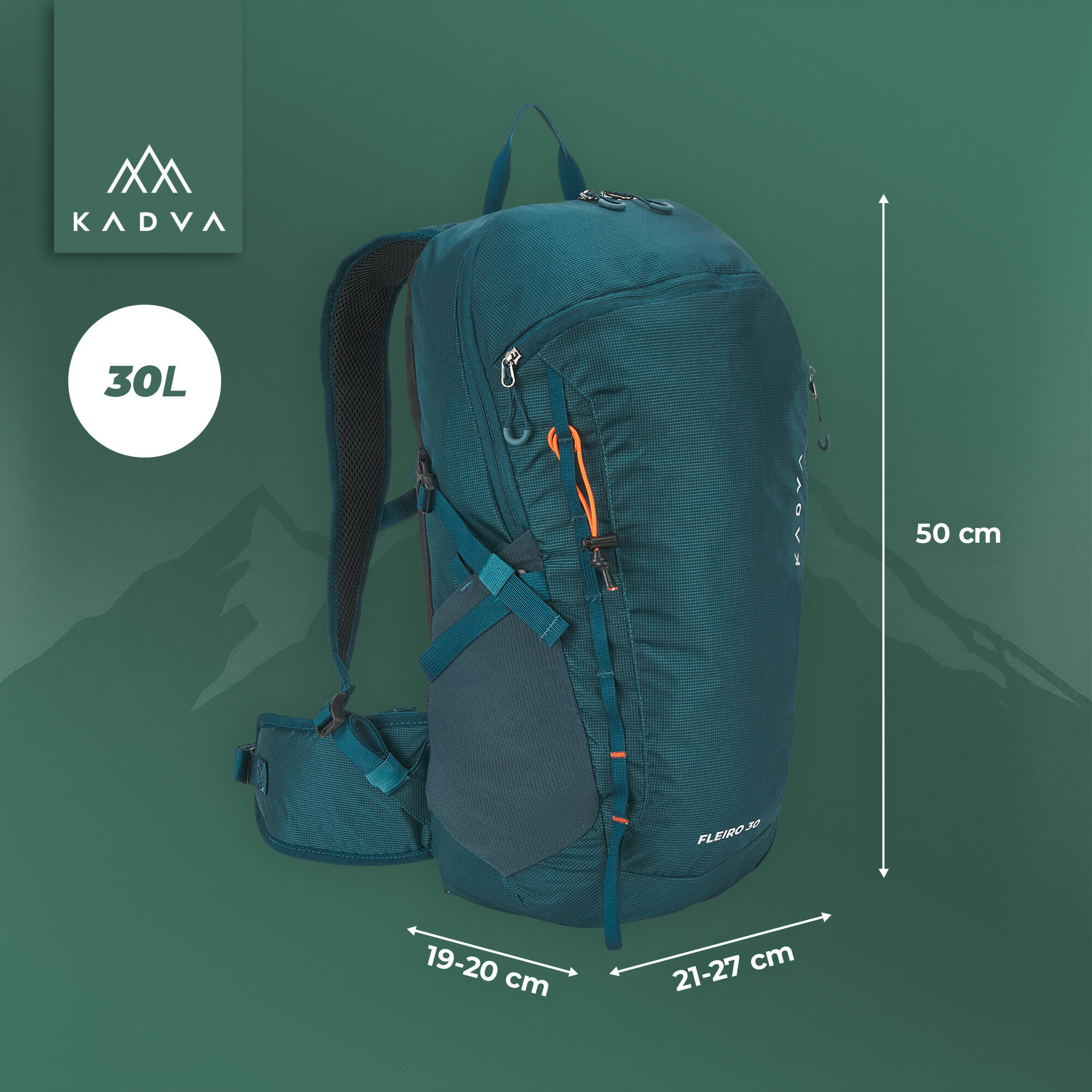 Mochila de senderismo KADVA Fleiro 30 l 2/7