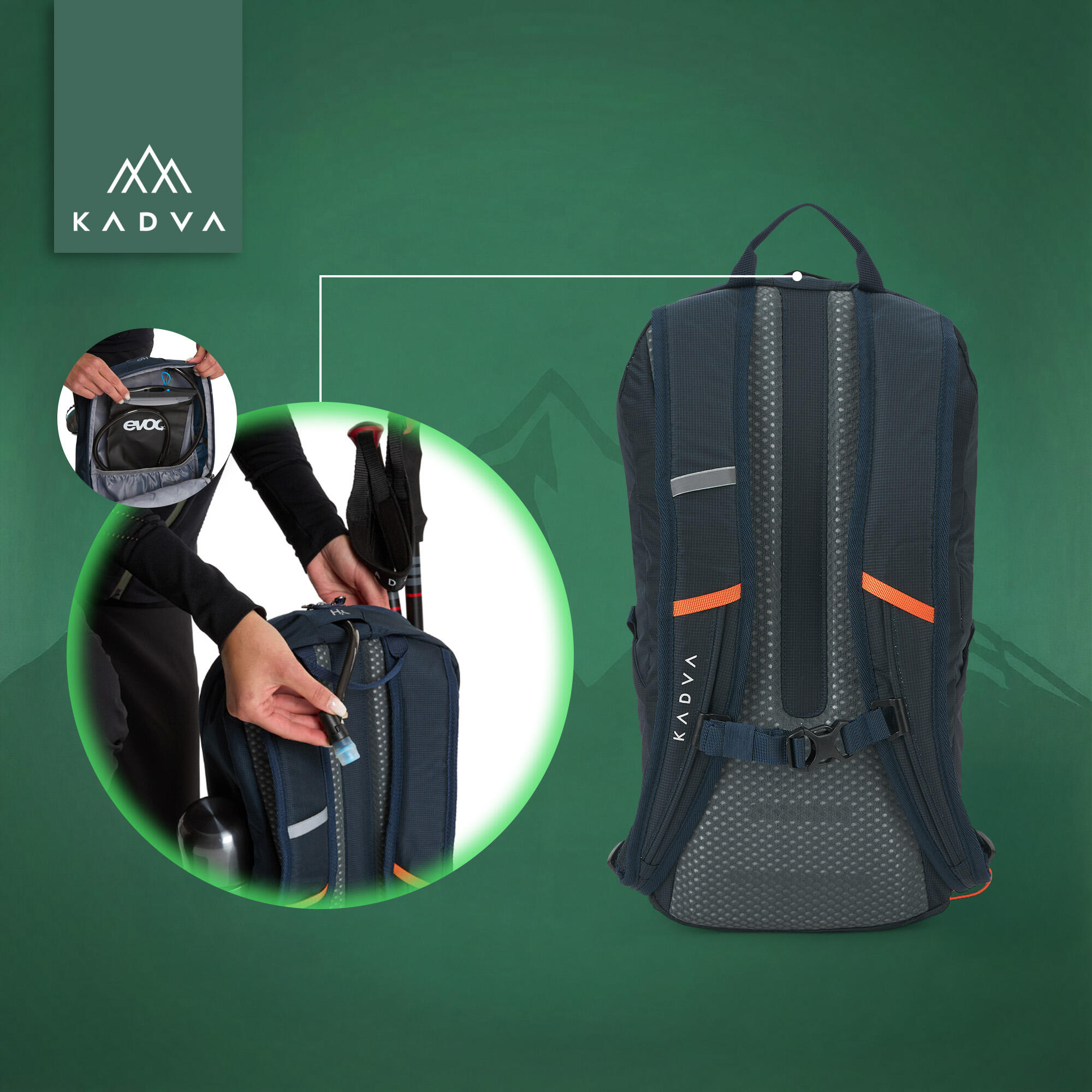 Mochila de turismo KADVA Fleris 6/7