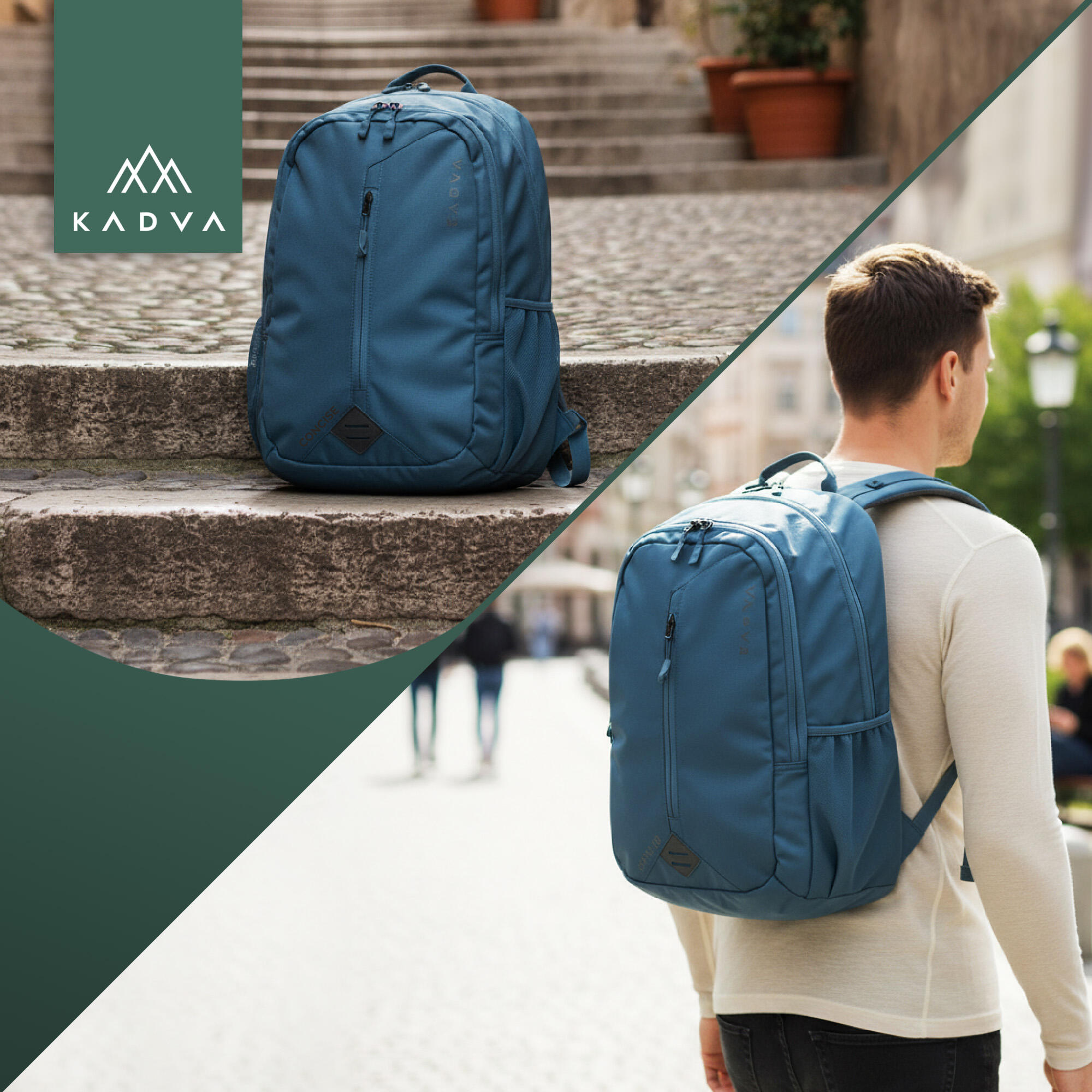 Sac à dos de randonnée KADVA Concise 20 l bleu marine 20 l 7/7