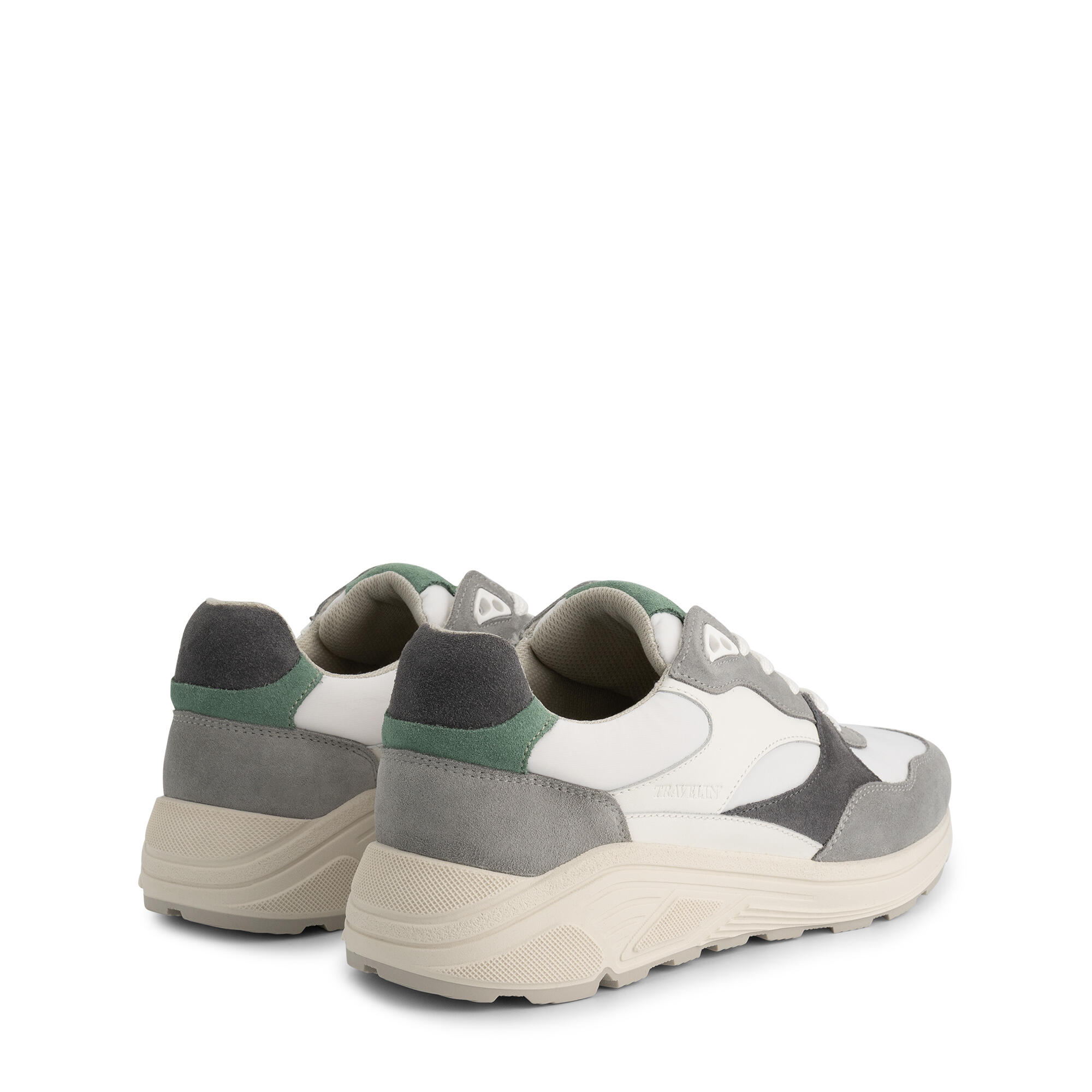 Rayleigh Donna - Sneakers - Pelle - Grigio/Verde 2/7