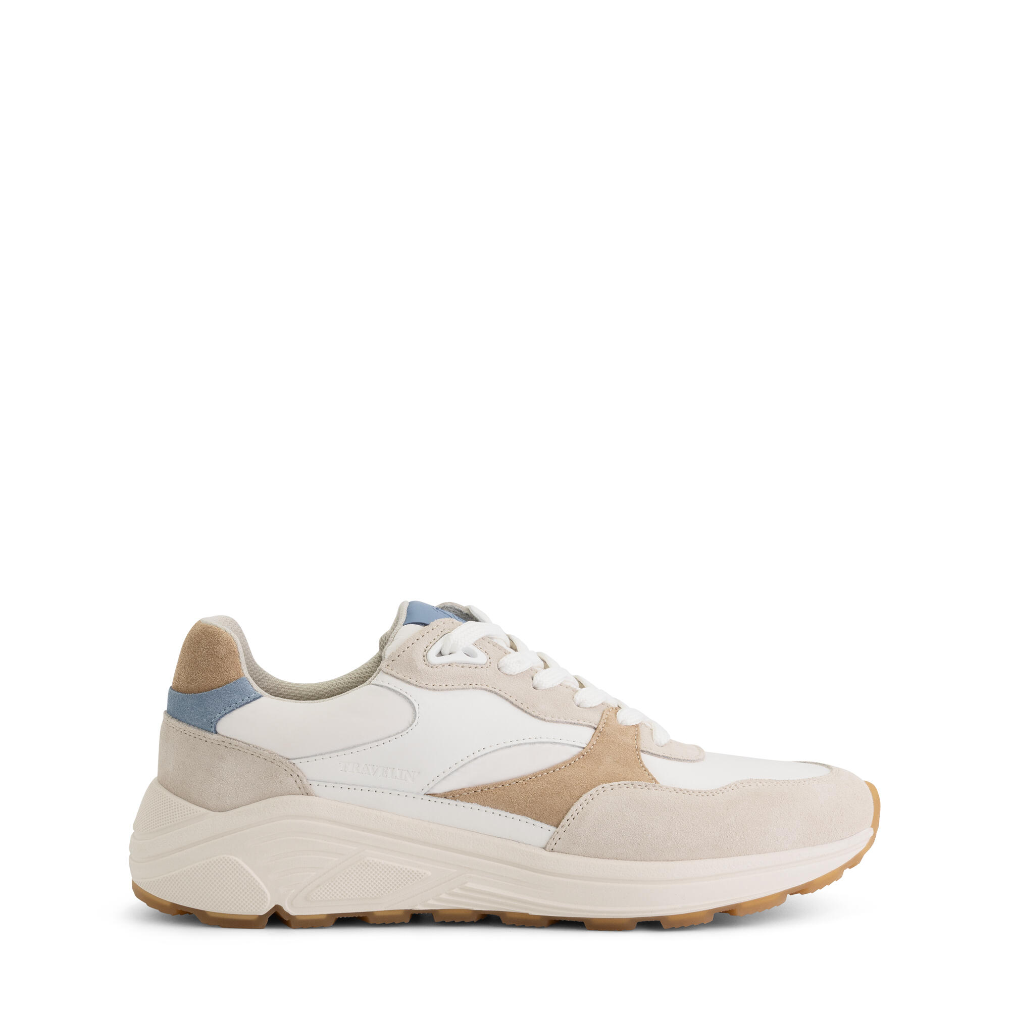Romsey Hombre - Zapatillas - Cuero - Arena/Azul 3/7