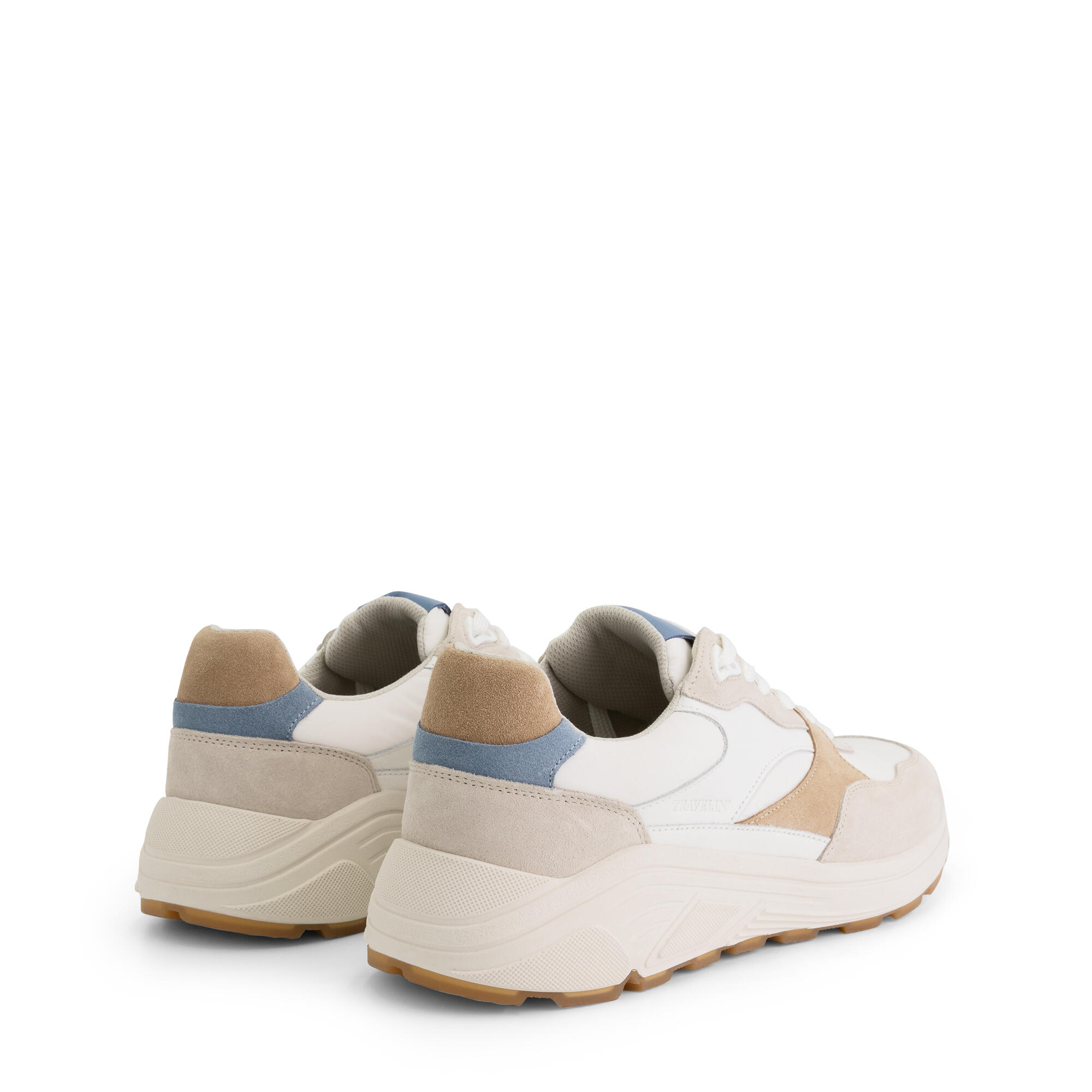 Romsey Hombre - Zapatillas - Cuero - Arena/Azul 2/7