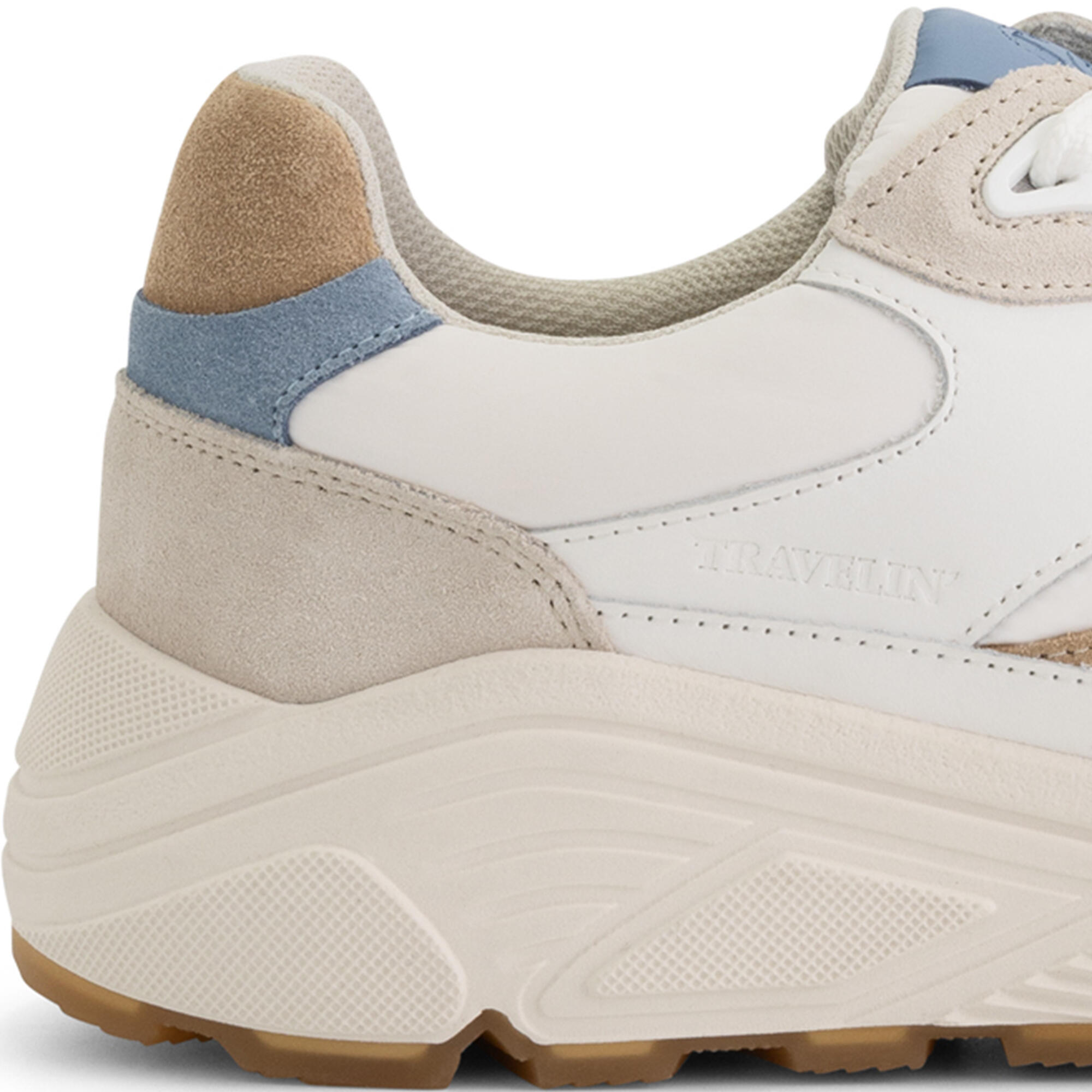 Romsey Hombre - Zapatillas - Cuero - Arena/Azul 5/7