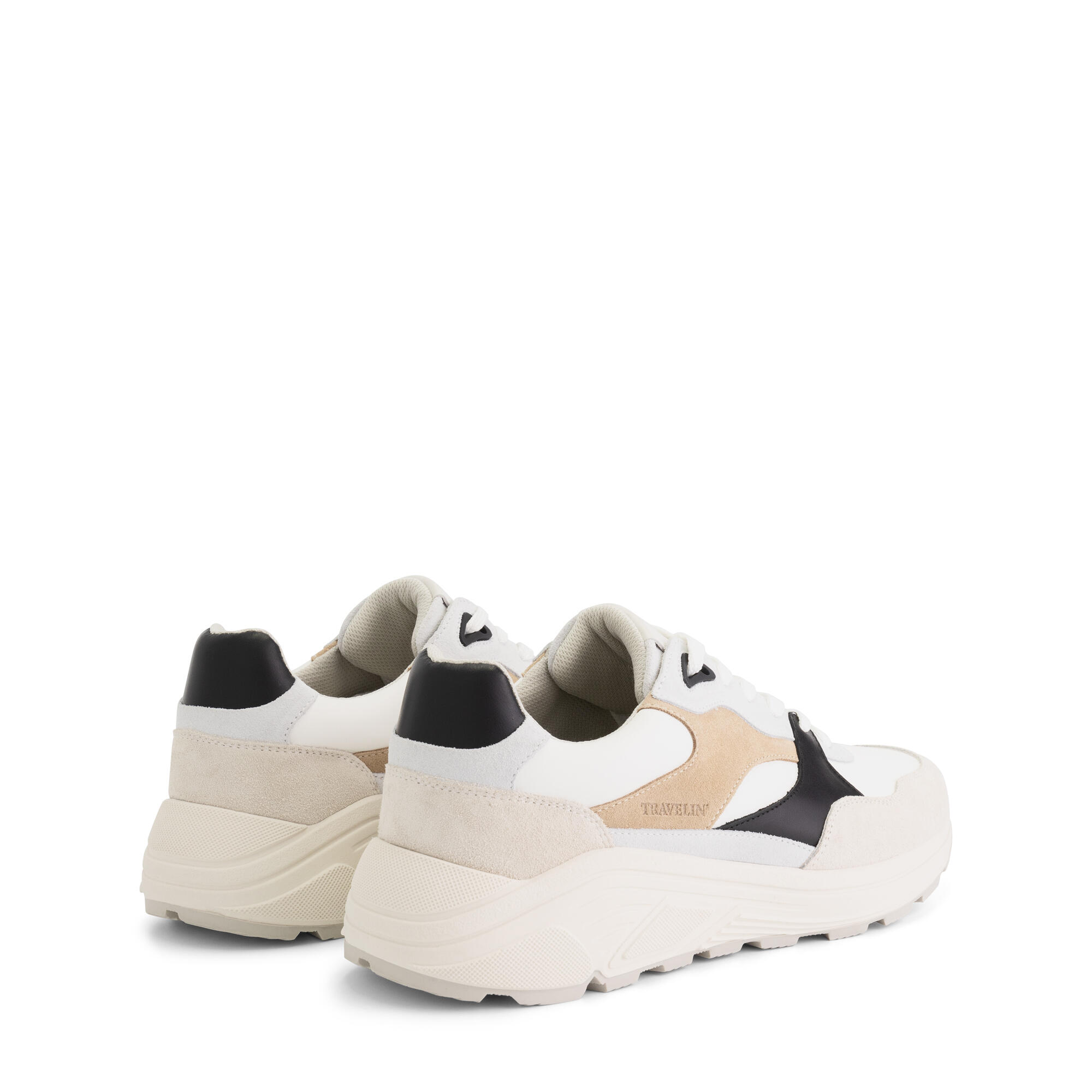 Rushden Uomo - Sneakers - Pelle - Sabbia/Nero 2/7