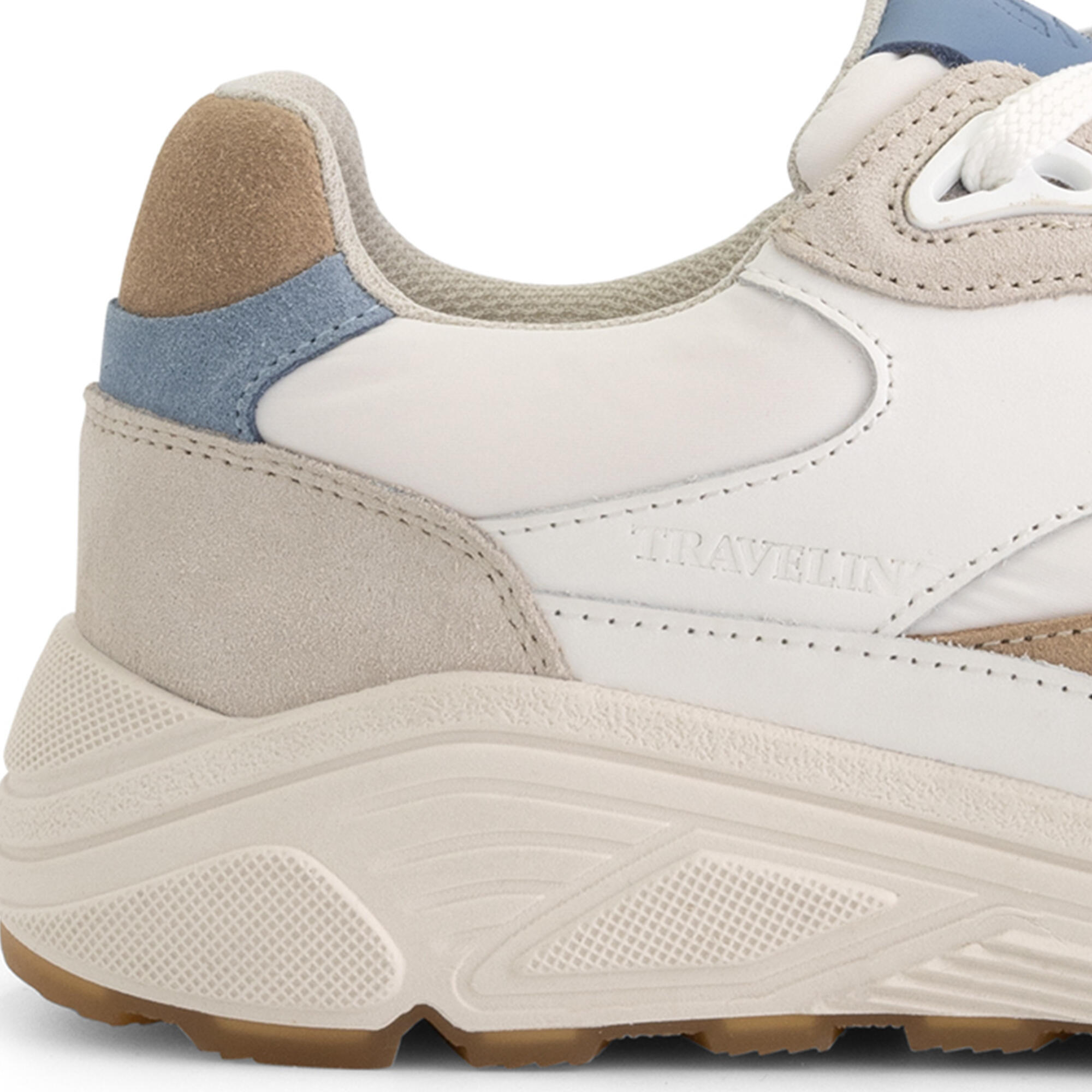 Rayleigh Donna - Sneakers - Pelle - Sabbia/Blu 5/7