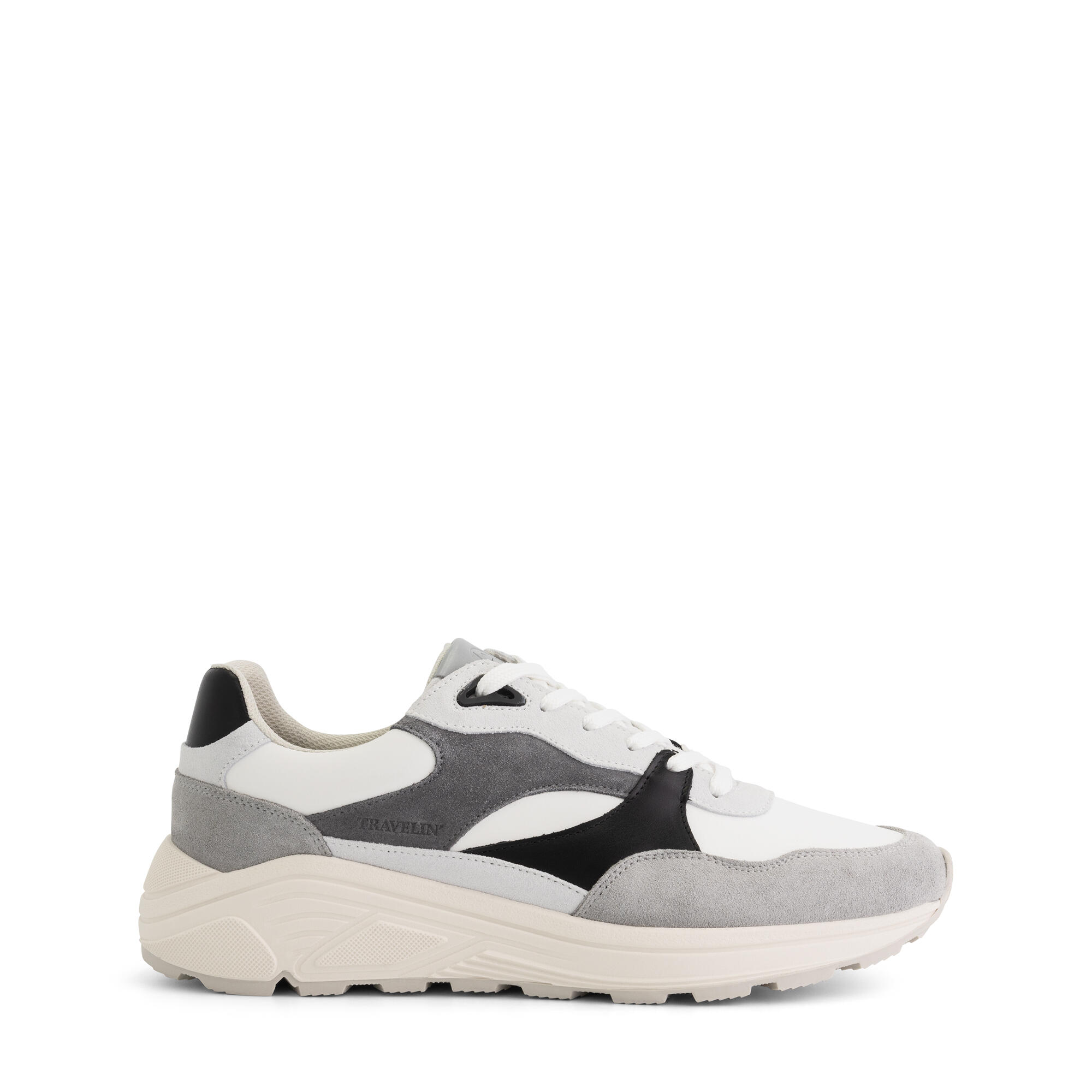 Rushden Uomo - Sneakers - Pelle - Grigio/Nero 3/7
