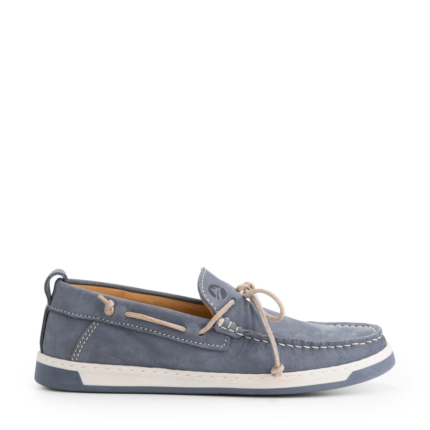 Falmouth Donna - Scarpe da barca - Nabuk - Blu 3/7