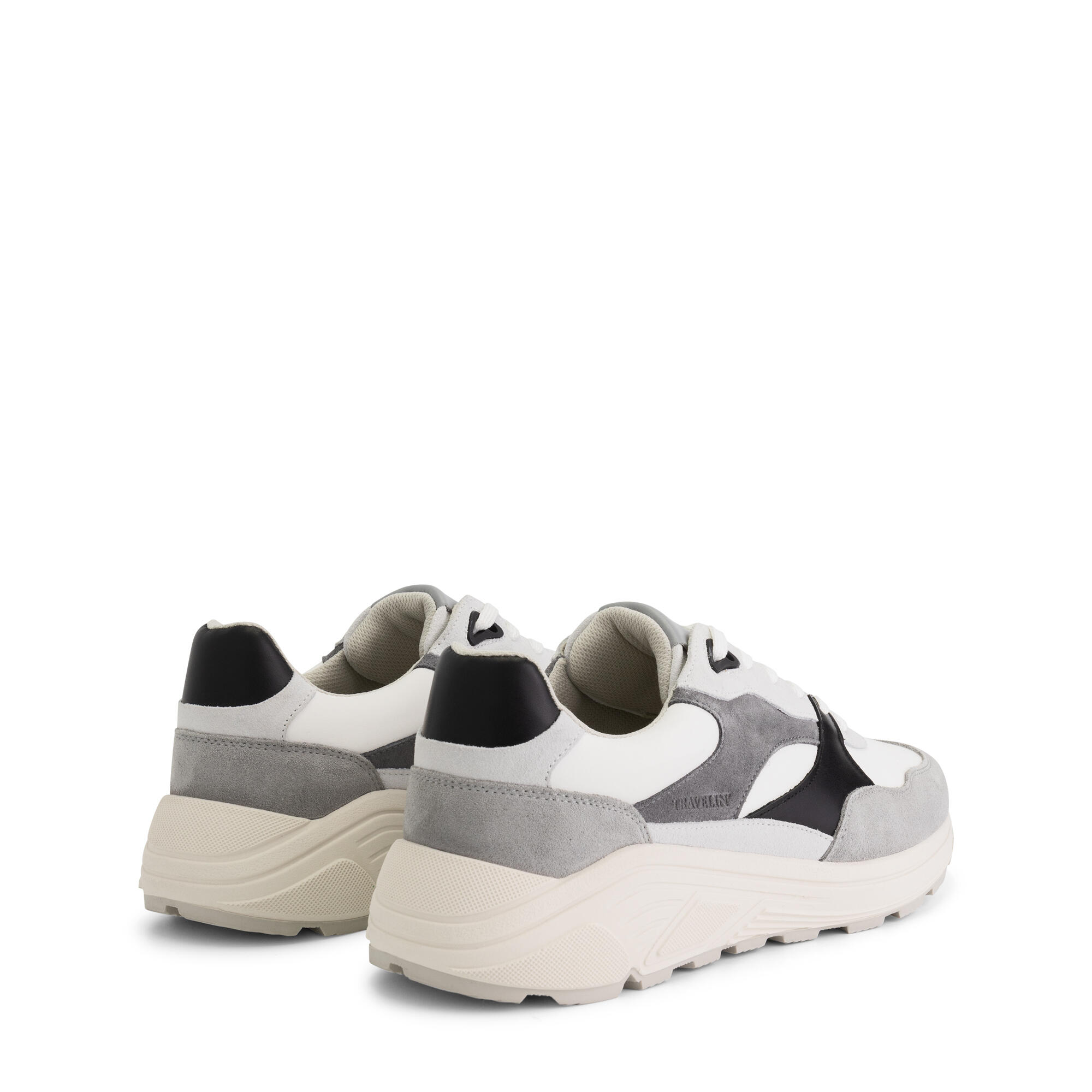 Rushden Uomo - Sneakers - Pelle - Grigio/Nero 2/7