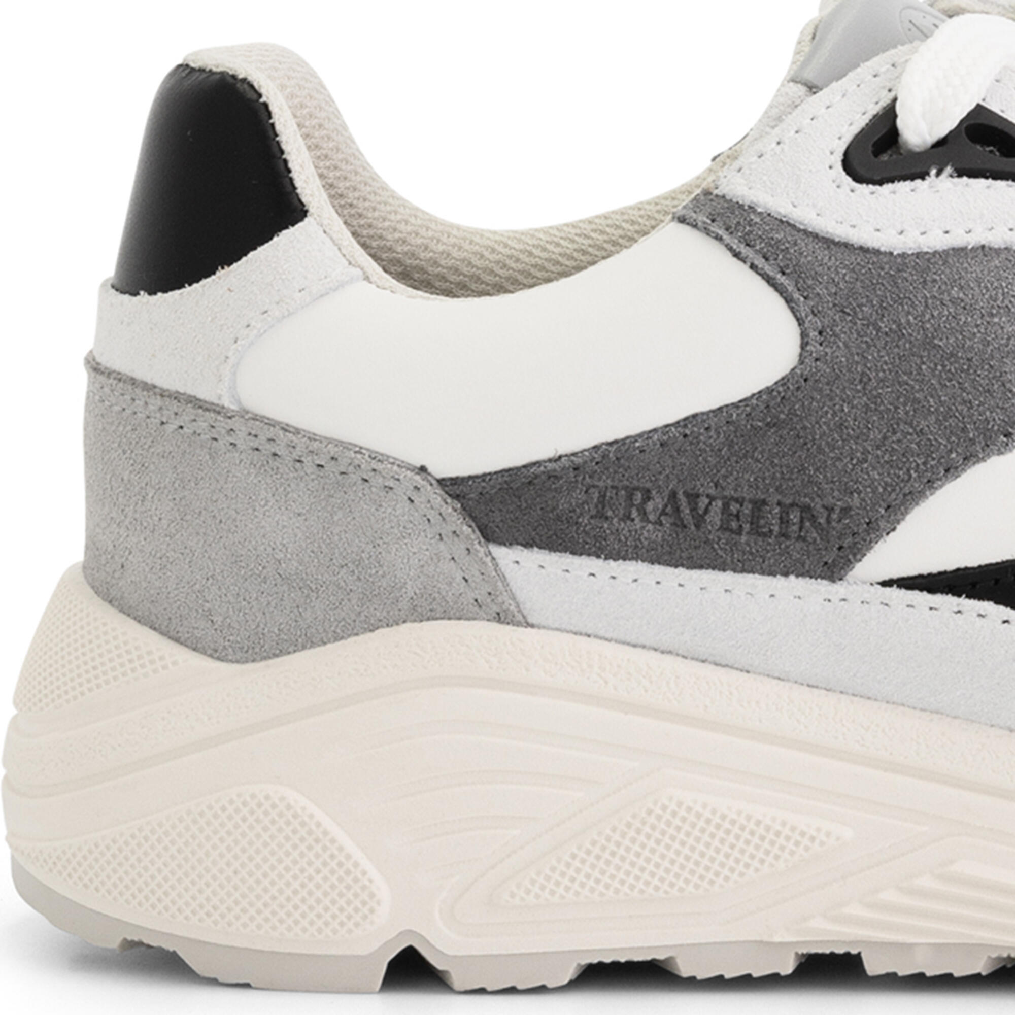 Royston Mujer - Zapatillas - Cuero - Gris/Negro 5/7