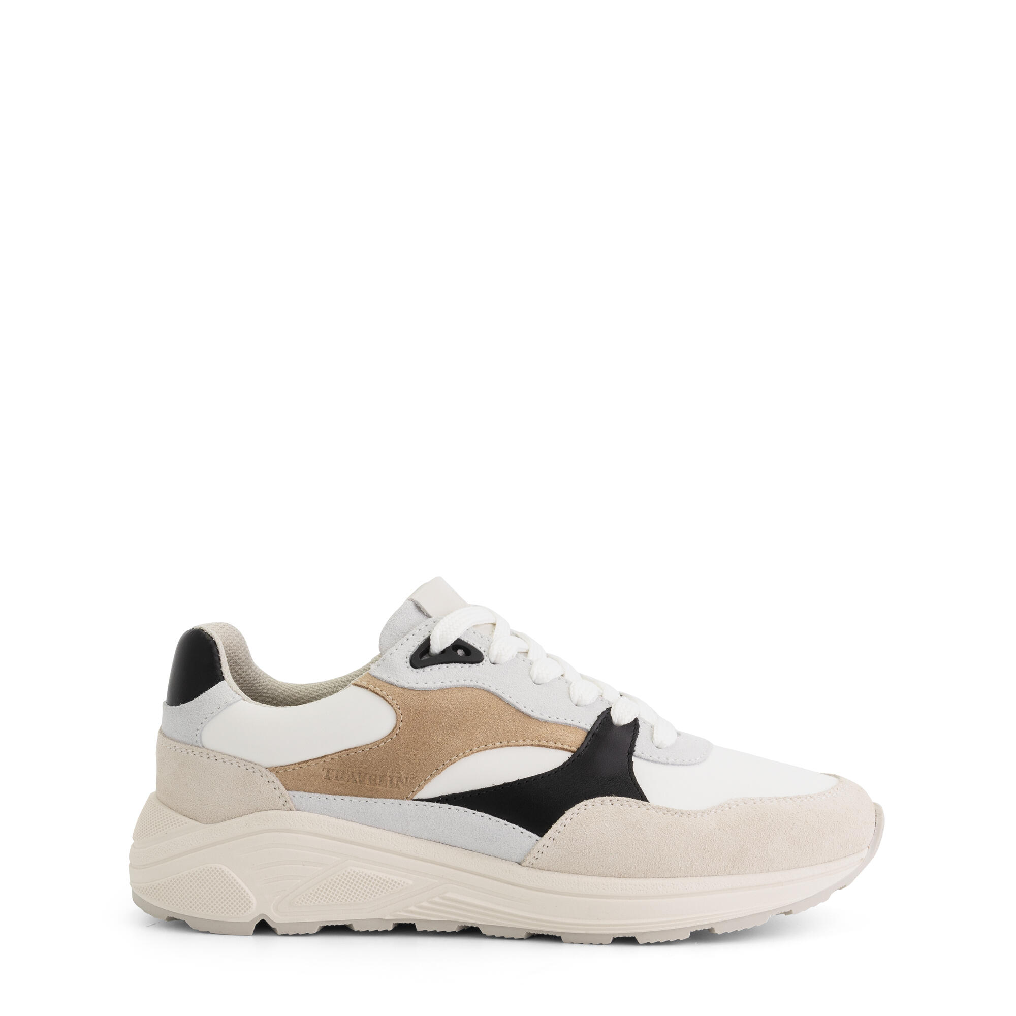 Royston Mujer - Zapatillas - Cuero - Arena/Negro 3/7