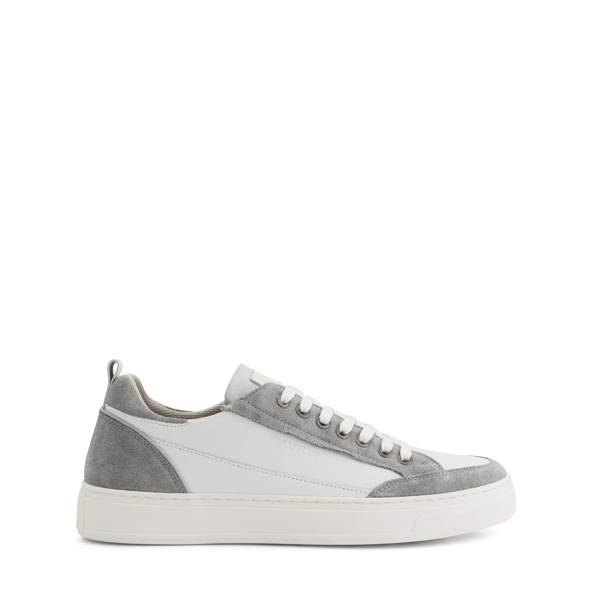Croft Uomo - Sneakers - Pelle - Bianco/Grigio 3/7