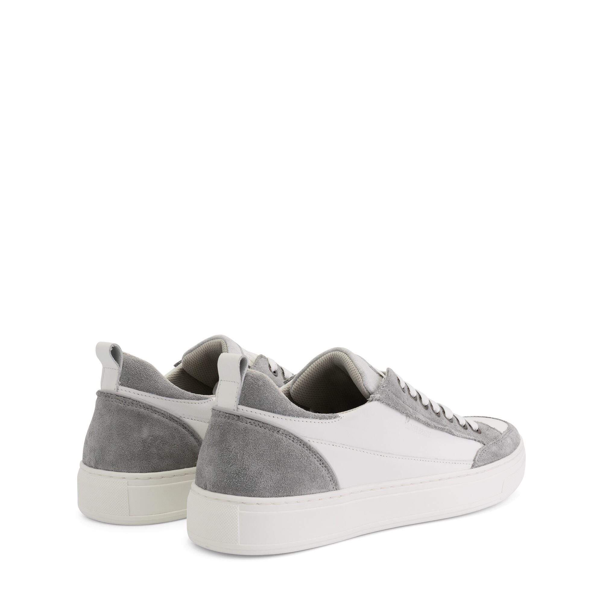 Croft Uomo - Sneakers - Pelle - Bianco/Grigio 2/7