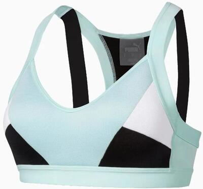Reggiseno sportivo da donna Puma Density Bra H blu menta