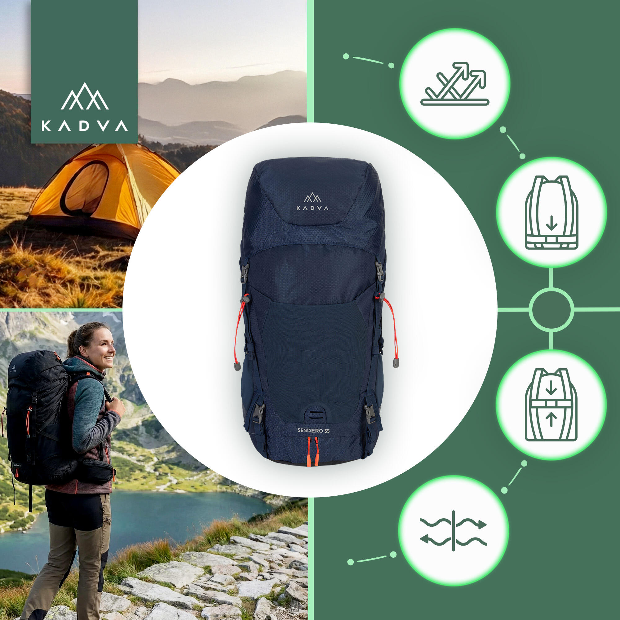 Hiking Sac A Dos 35 Litres Sac à dos de randonnée de 35 litres Regatta Blackfell Hiking Sac A Dos 35 Litres Sac à dos de randonnée de 35 litres Regatta Blackfell